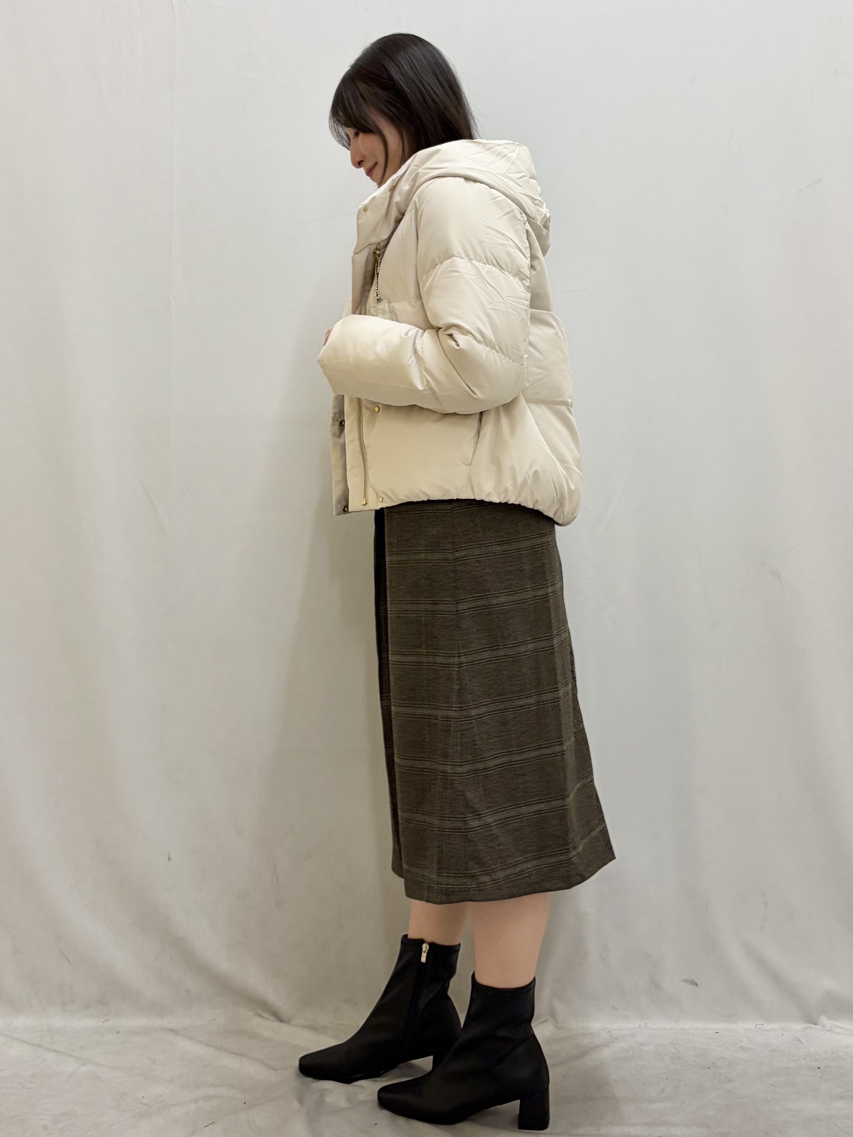 kasumiさんの「index｜河田ダウンショートコート 【洗濯機OK／静電気防止（裏地）／撥水／XS-3L】」を使ったコーディネート