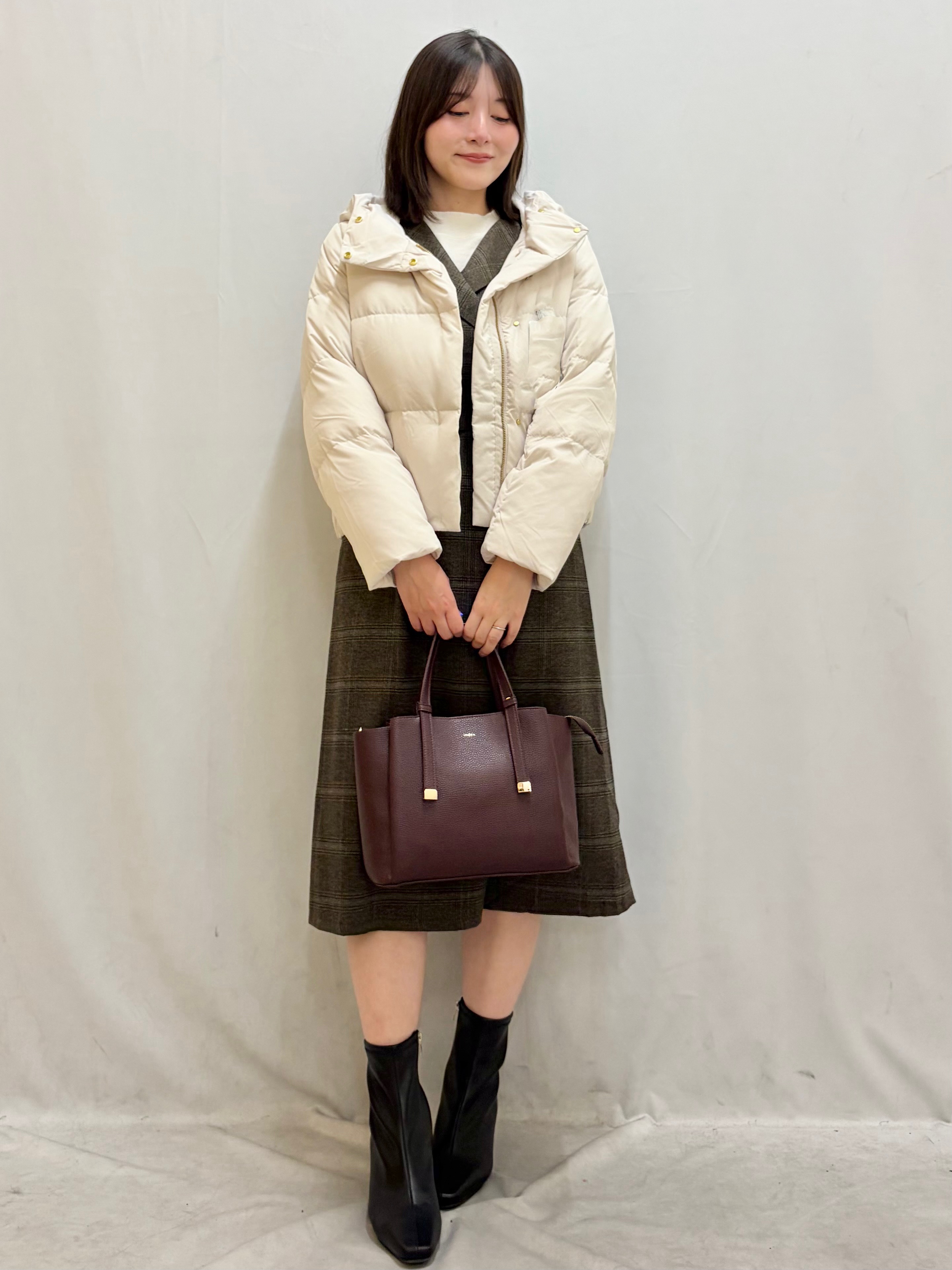 kasumiさんの「index｜河田ダウンショートコート 【洗濯機OK／静電気防止（裏地）／撥水／XS-3L】」を使ったコーディネート