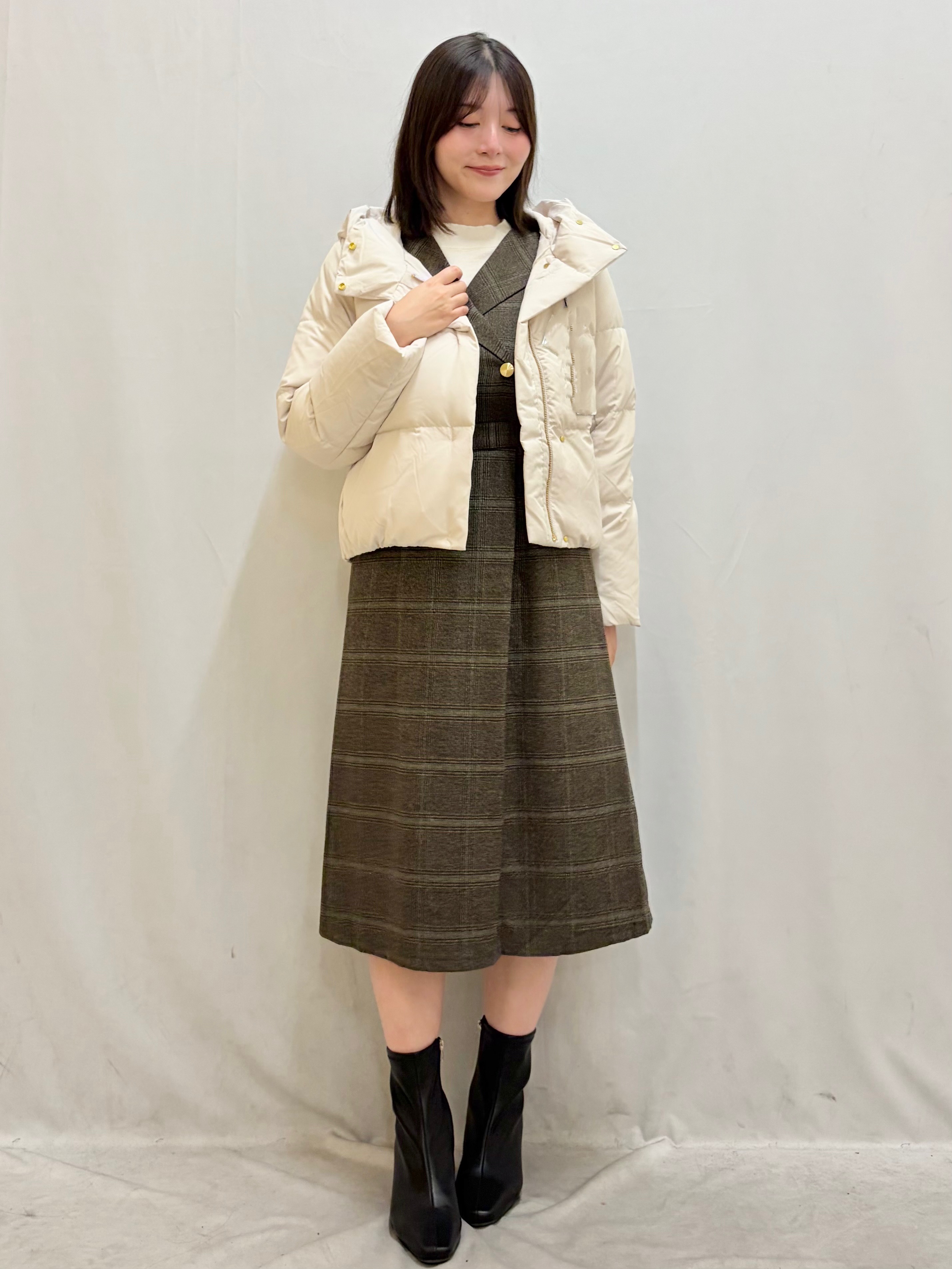 kasumiさんの「index｜河田ダウンショートコート 【洗濯機OK／静電気防止（裏地）／撥水／XS-3L】」を使ったコーディネート