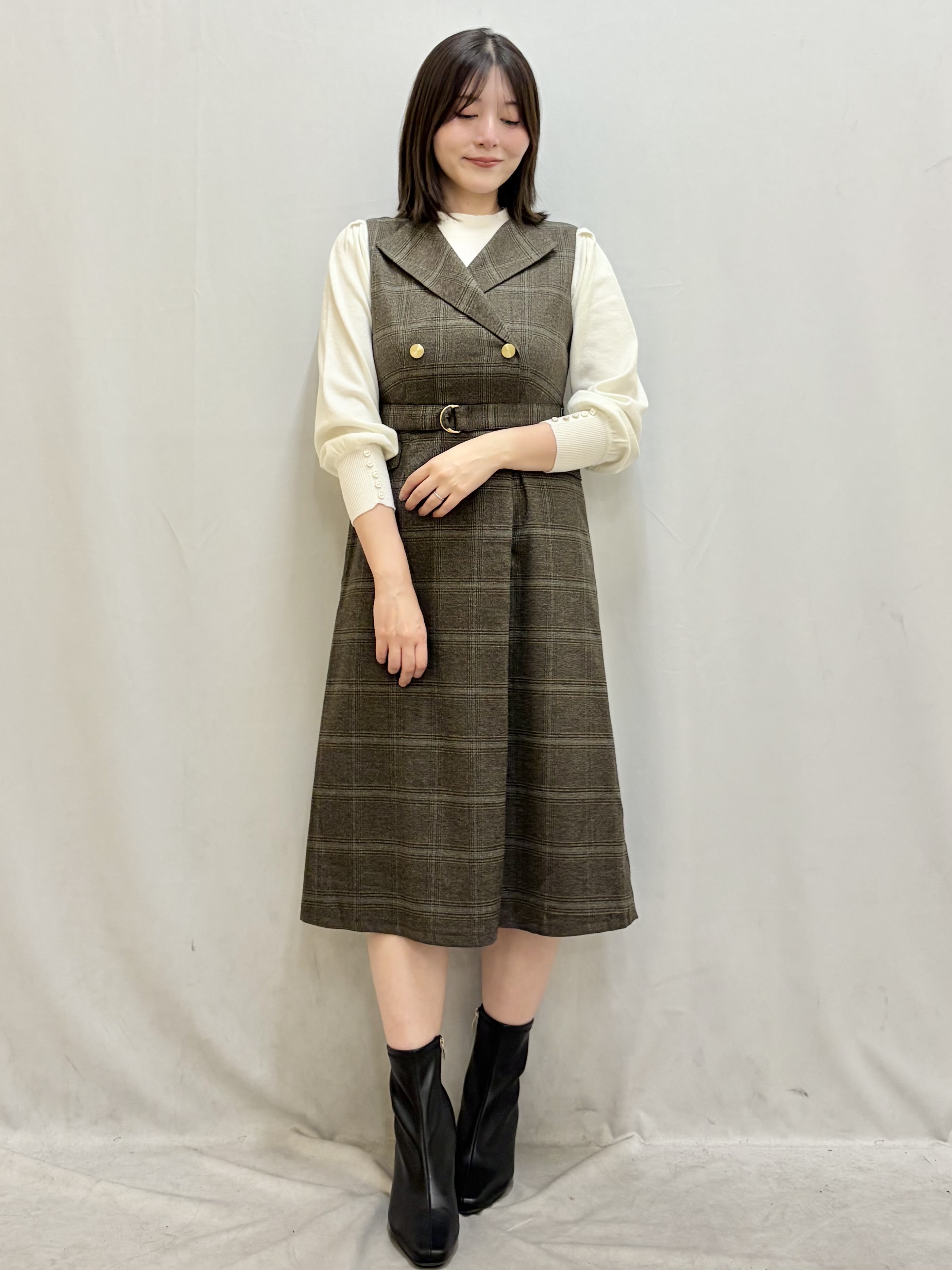 kasumiさんの「index｜河田ダウンショートコート 【洗濯機OK／静電気防止（裏地）／撥水／XS-3L】」を使ったコーディネート