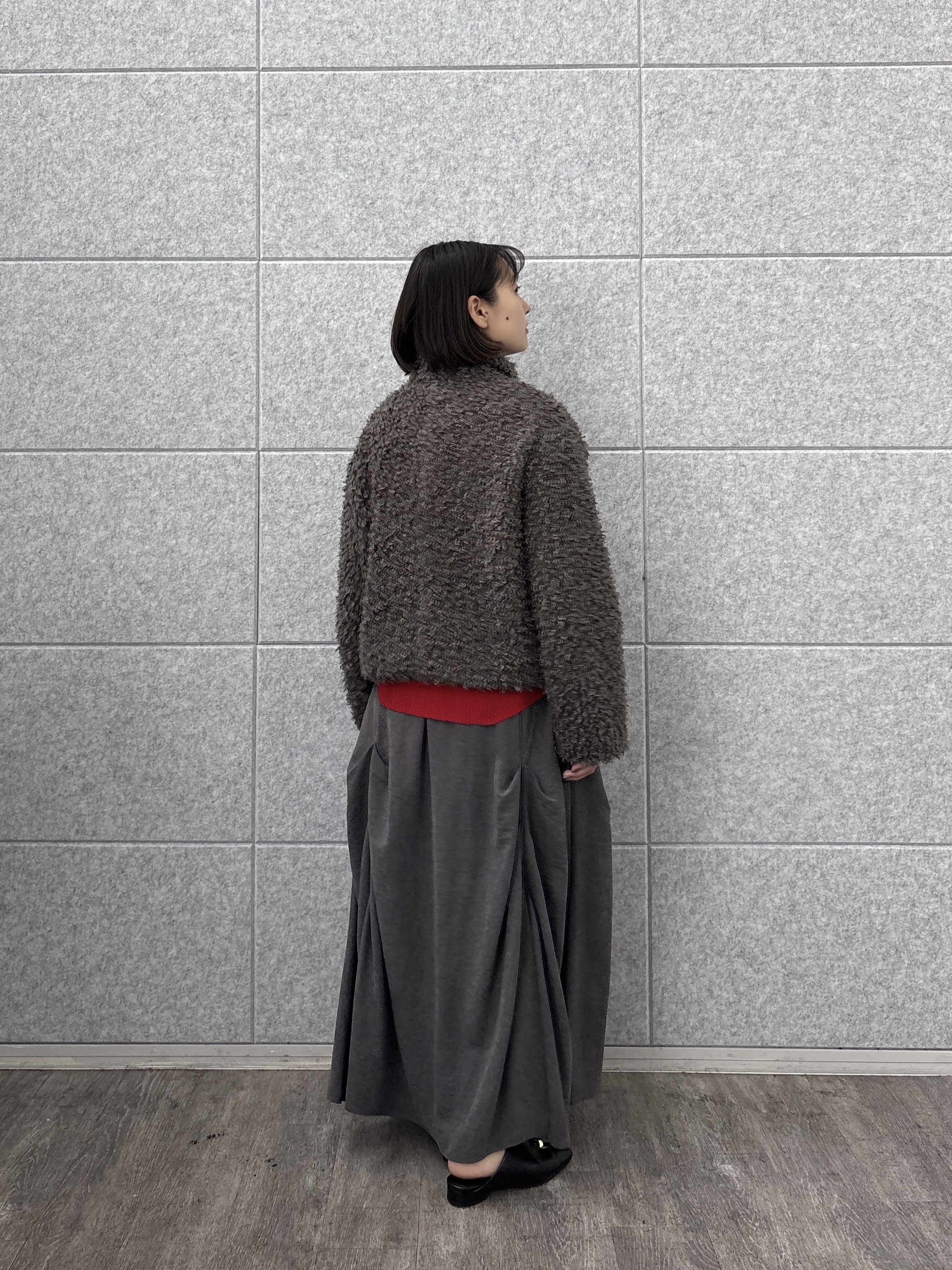 ayanoさんの「INDIVI｜プードルファーブルゾン」を使ったコーディネート