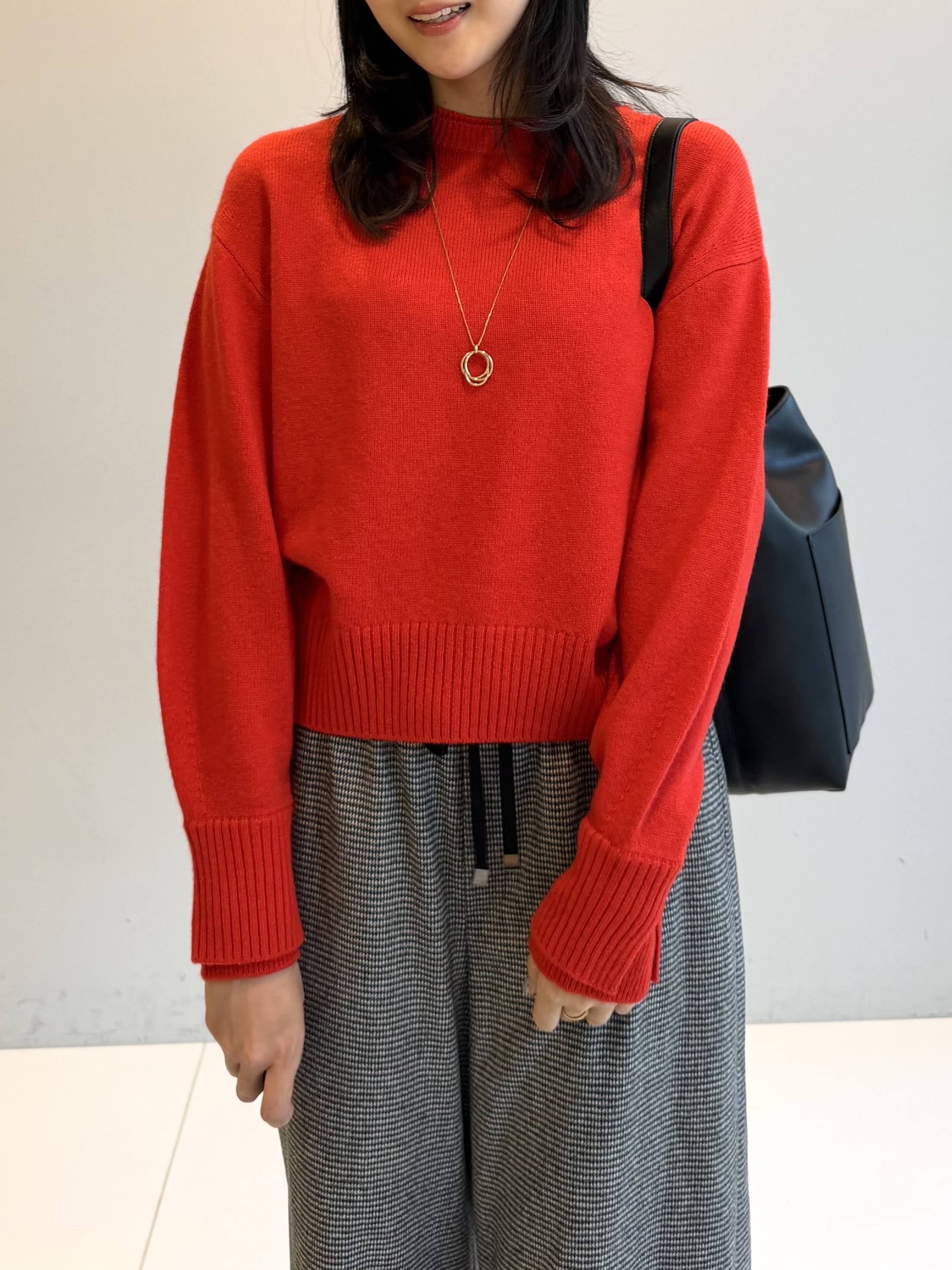 ririkaさんの「UNTITLED｜【セットアップ可/ウエストゴム】ウールドロストパンツ」を使ったコーディネート