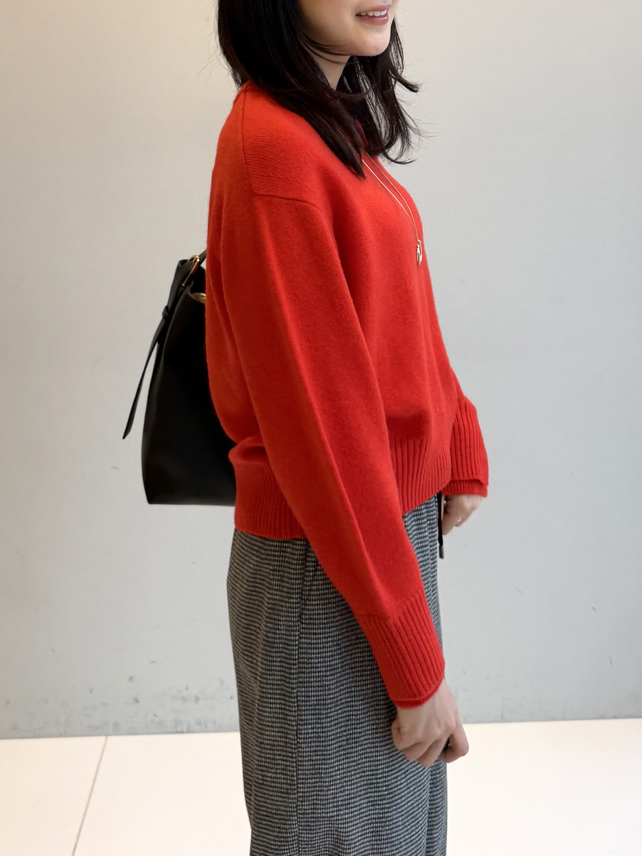 ririkaさんの「UNTITLED｜【セットアップ可/ウエストゴム】ウールドロストパンツ」を使ったコーディネート