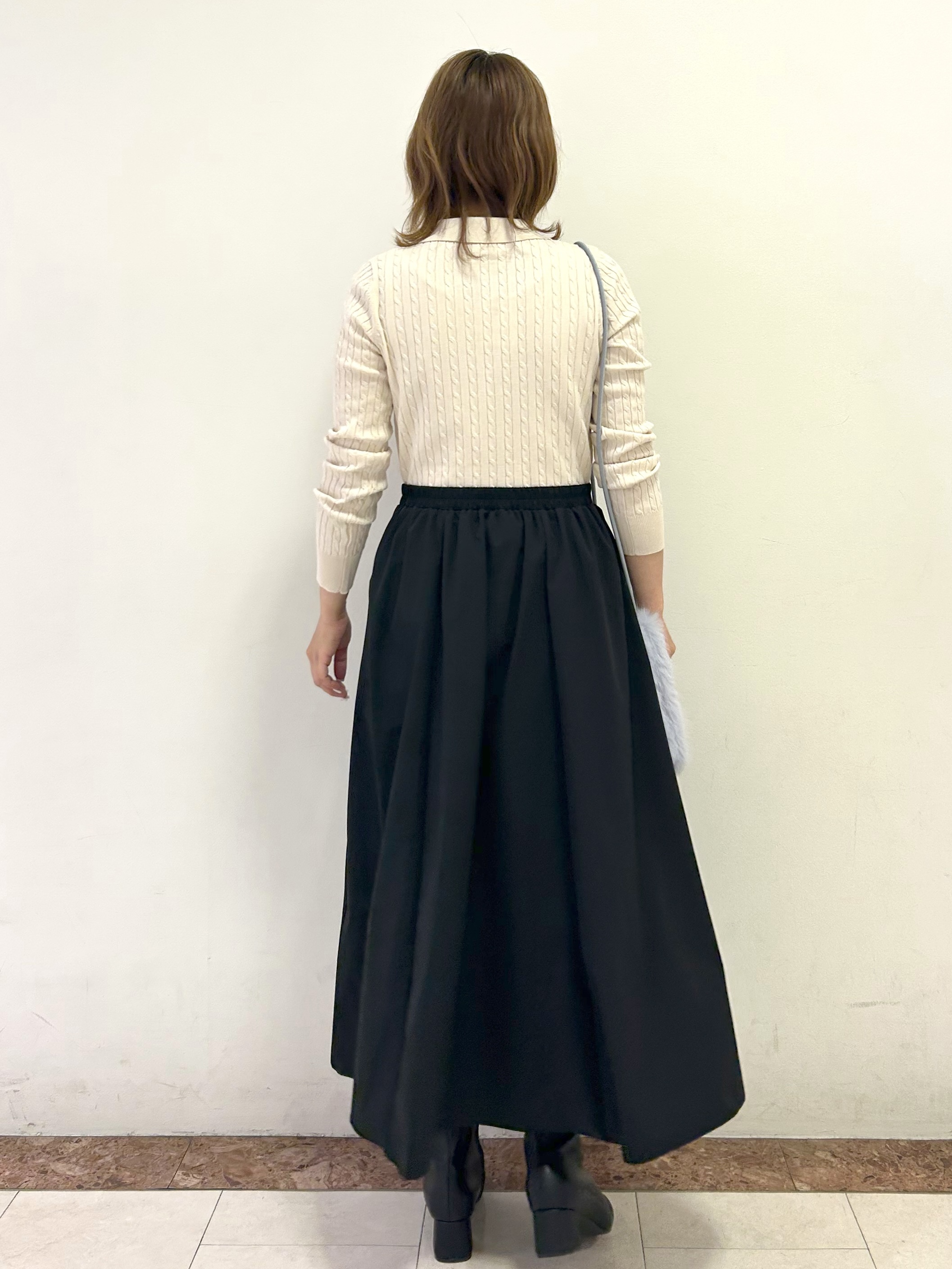 madokaさんの「OPAQUE.CLIP｜ガラスリングチェーンネックレス」を使ったコーディネート
