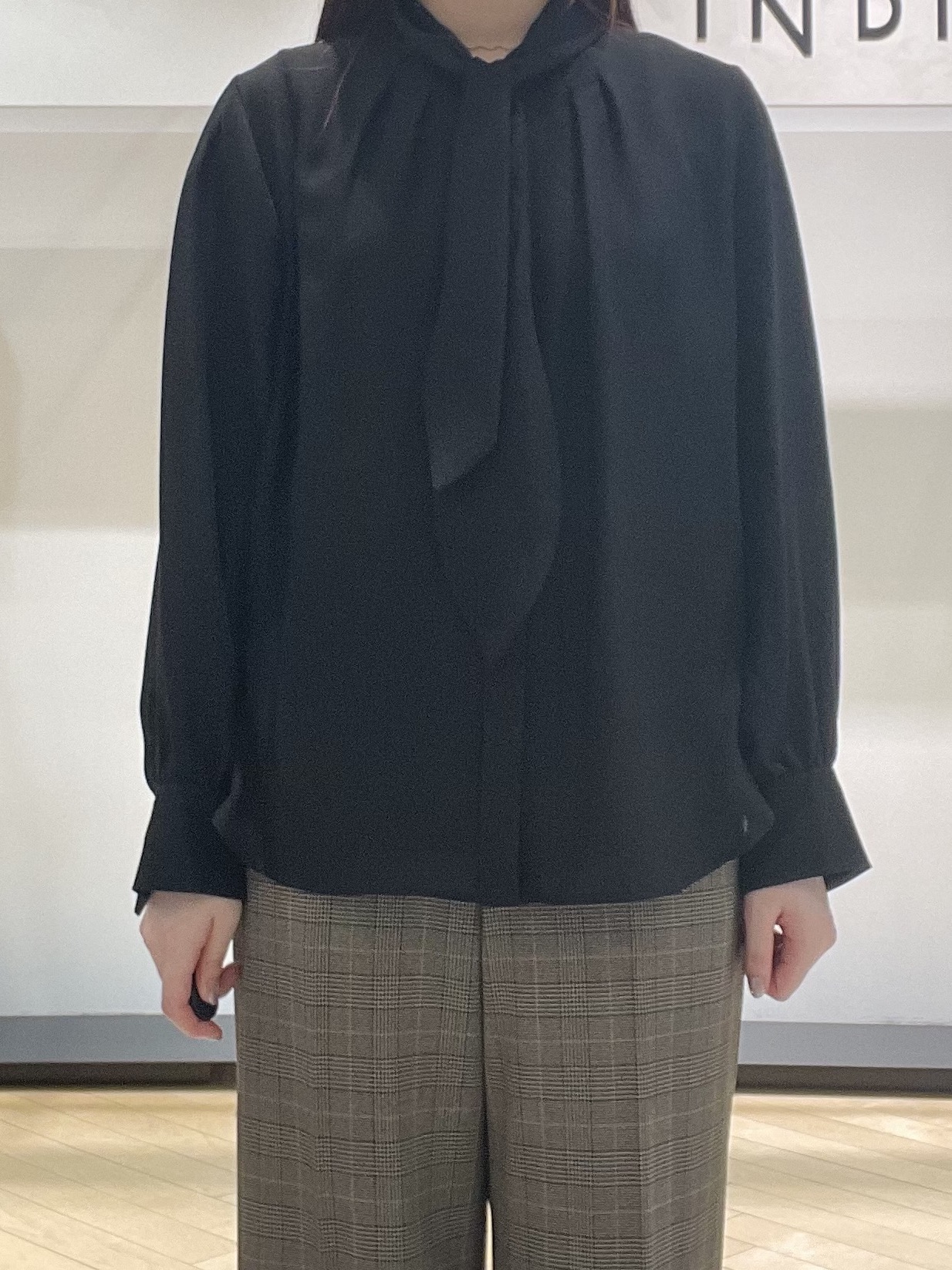 mさんの「INDIVI｜【洗濯機OK／ストレッチ◎】秋はじめのダブルジャケット」を使ったコーディネート