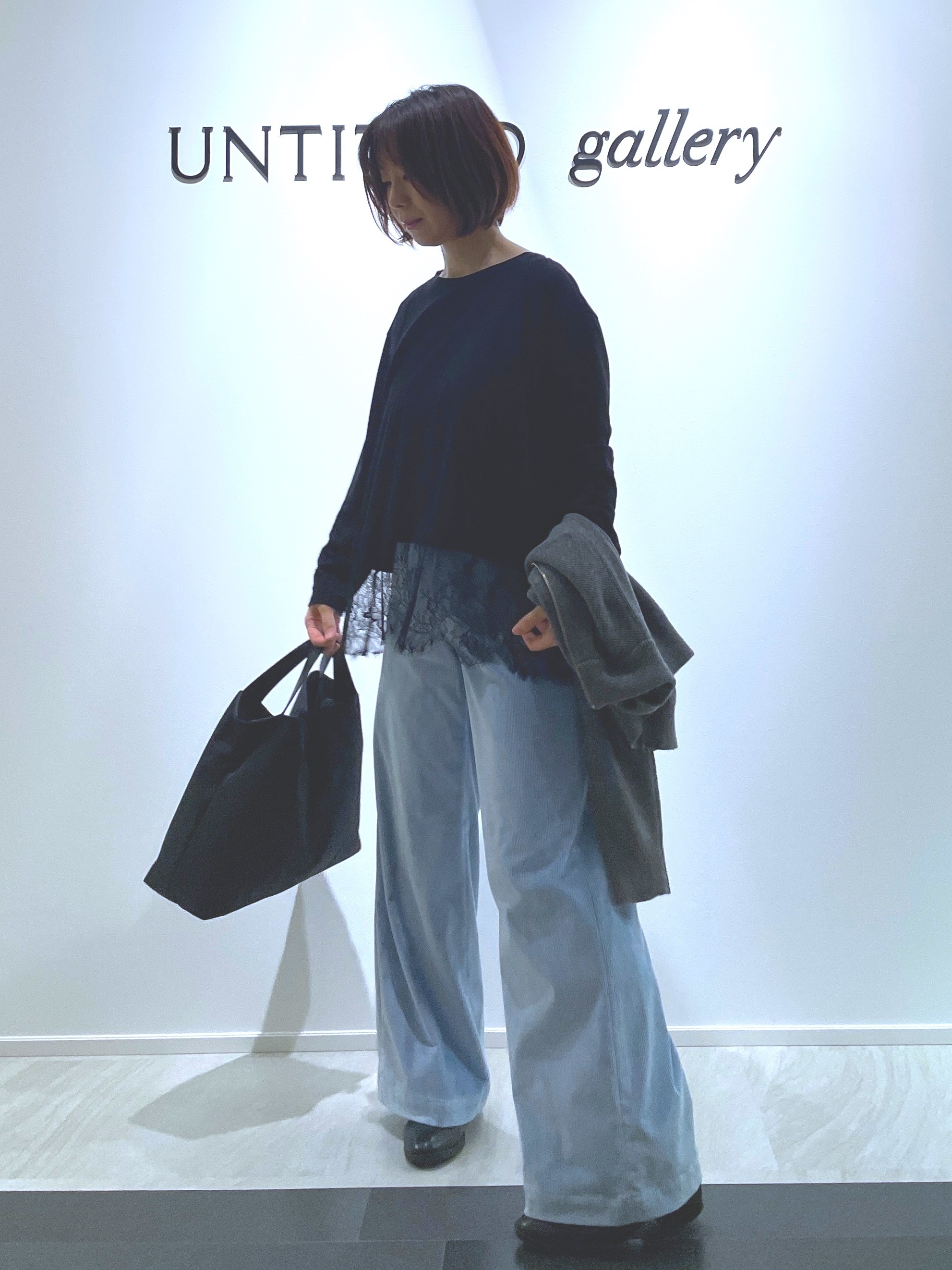 hanaさんの「UNTITLED｜【秋羽織り/ニット】ウールジップカーディガン」を使ったコーディネート