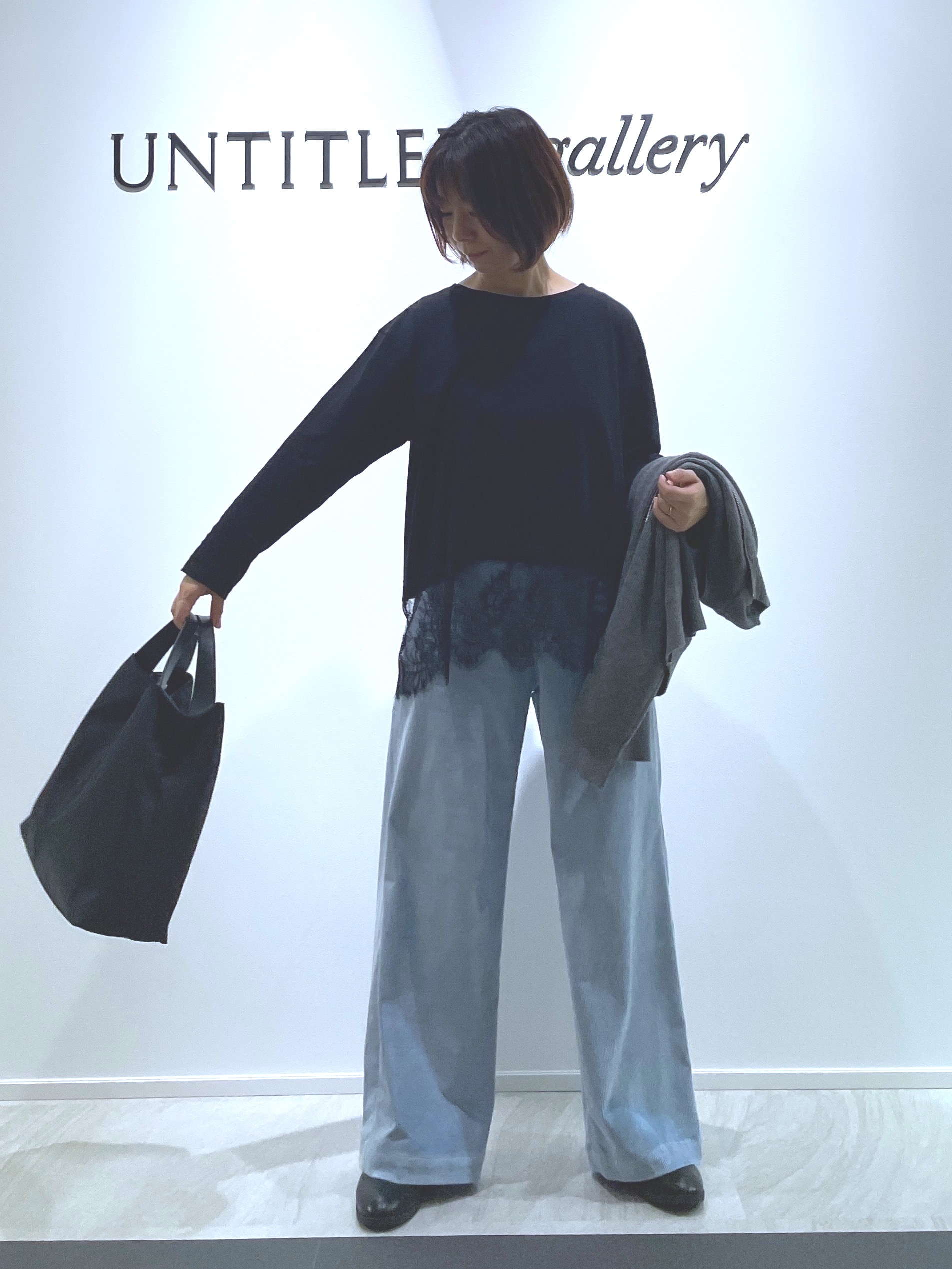 hanaさんの「UNTITLED｜【秋羽織り/ニット】ウールジップカーディガン」を使ったコーディネート