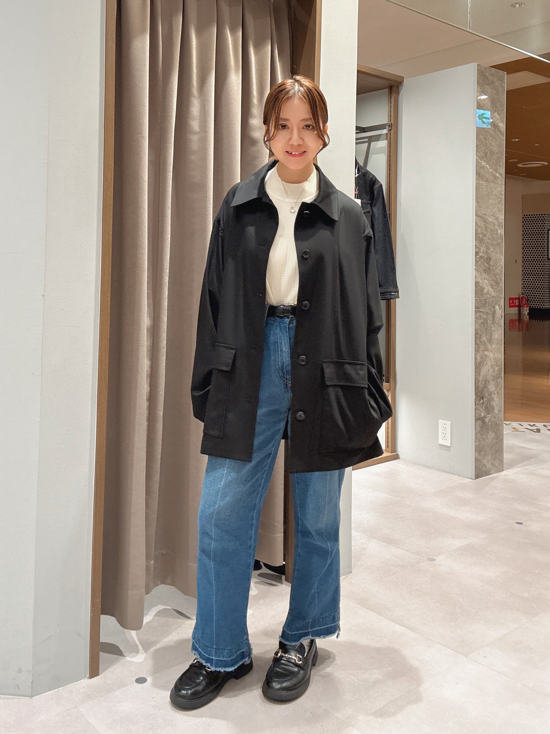 hanechanさんの「TAKEO KIKUCHI｜ストレッチカバーオールジャケット」を使ったコーディネート
