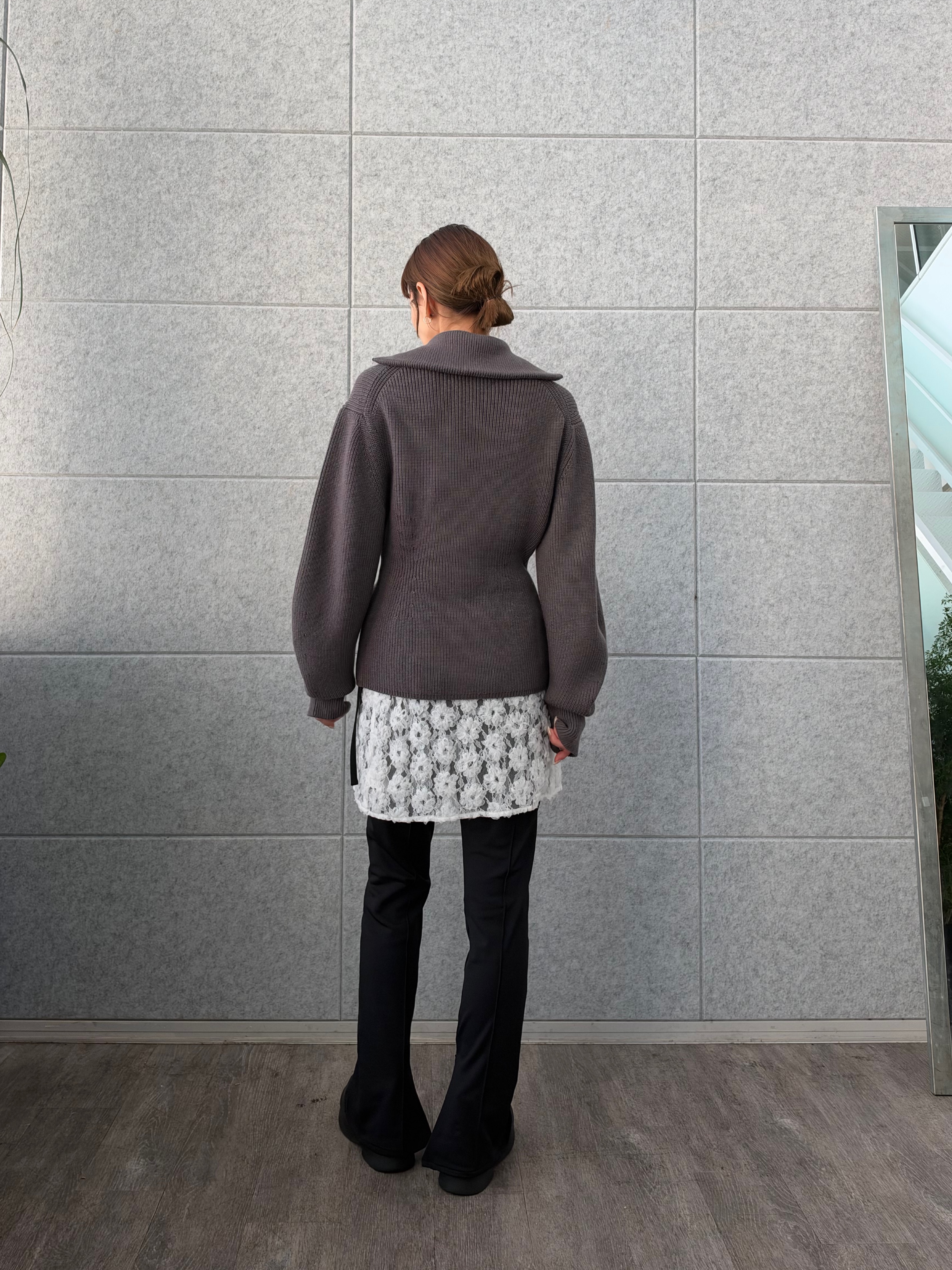 designer yukaさんの「CODE A｜form zip cardigan」を使ったコーディネート