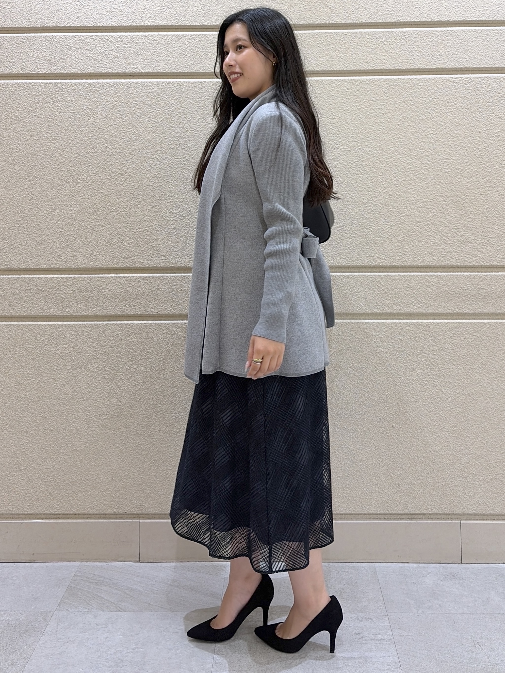 Momokaさんの「COUP DE CHANCE｜【日本製】着流しカーディガン」を使ったコーディネート