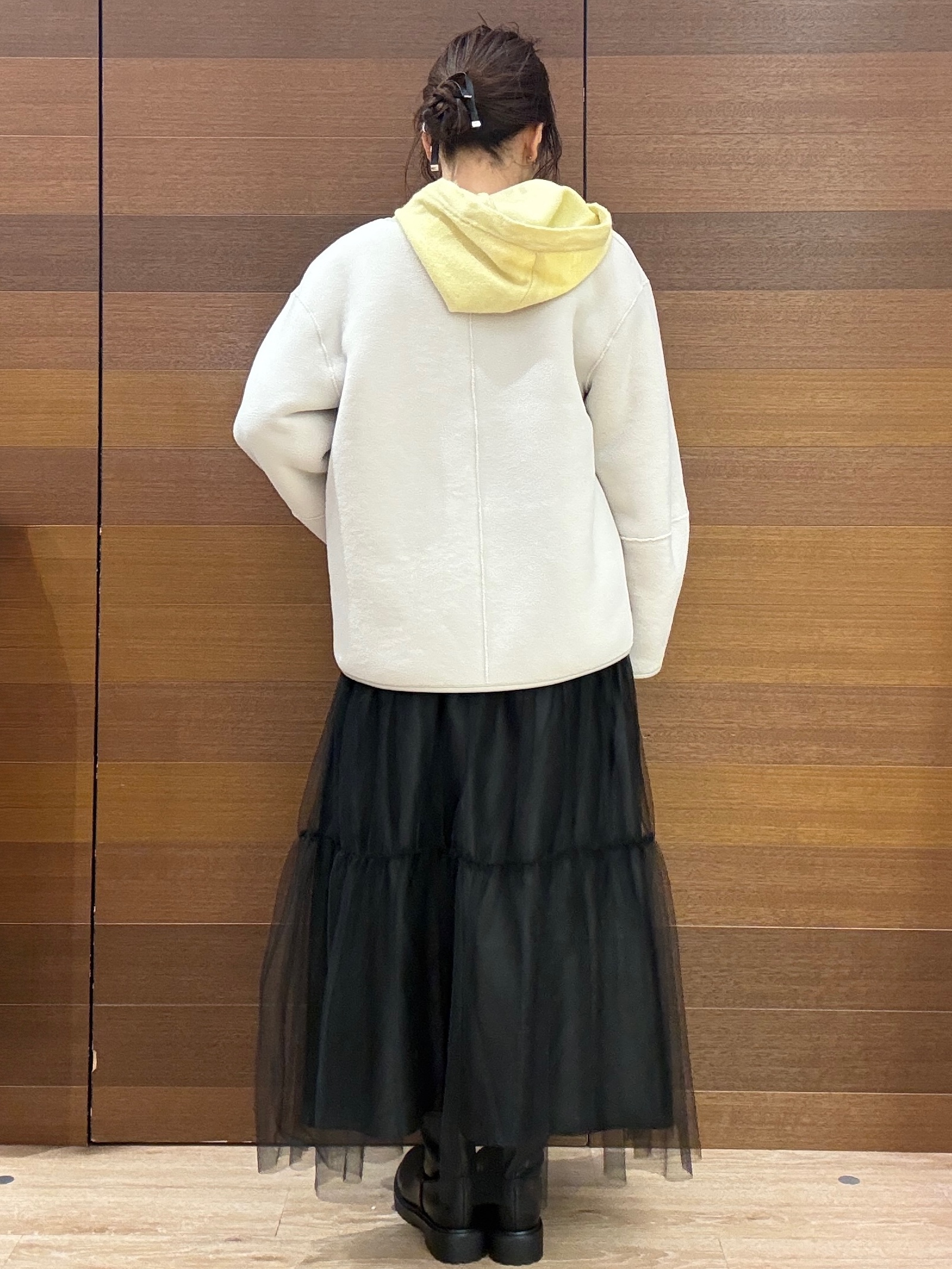 maichiさんの「OPAQUE.CLIP｜《リバーシブル》ボア&times;フリースアウター」を使ったコーディネート