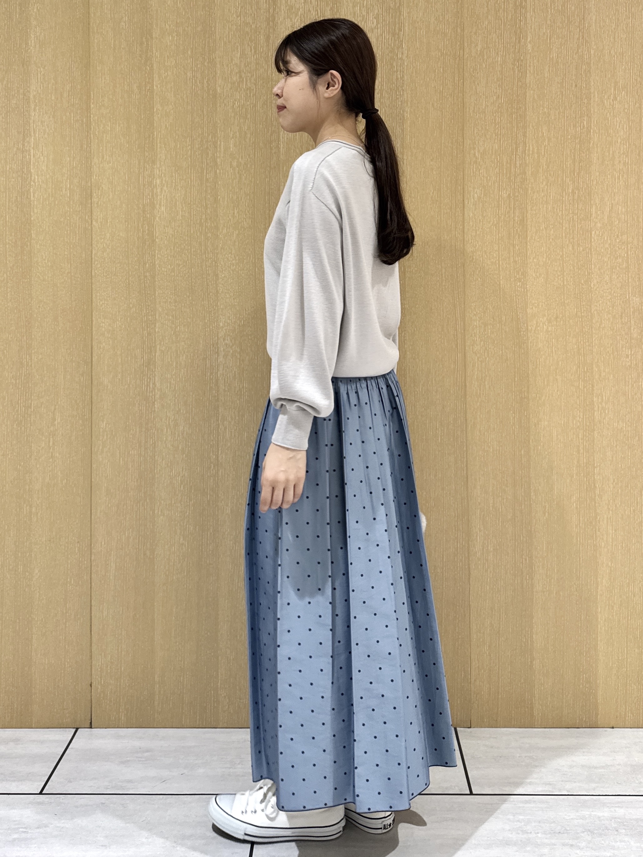nanaさんの「UNTITLED｜【撥水/軽量/薄中綿入り】スタンドカラーコート」を使ったコーディネート