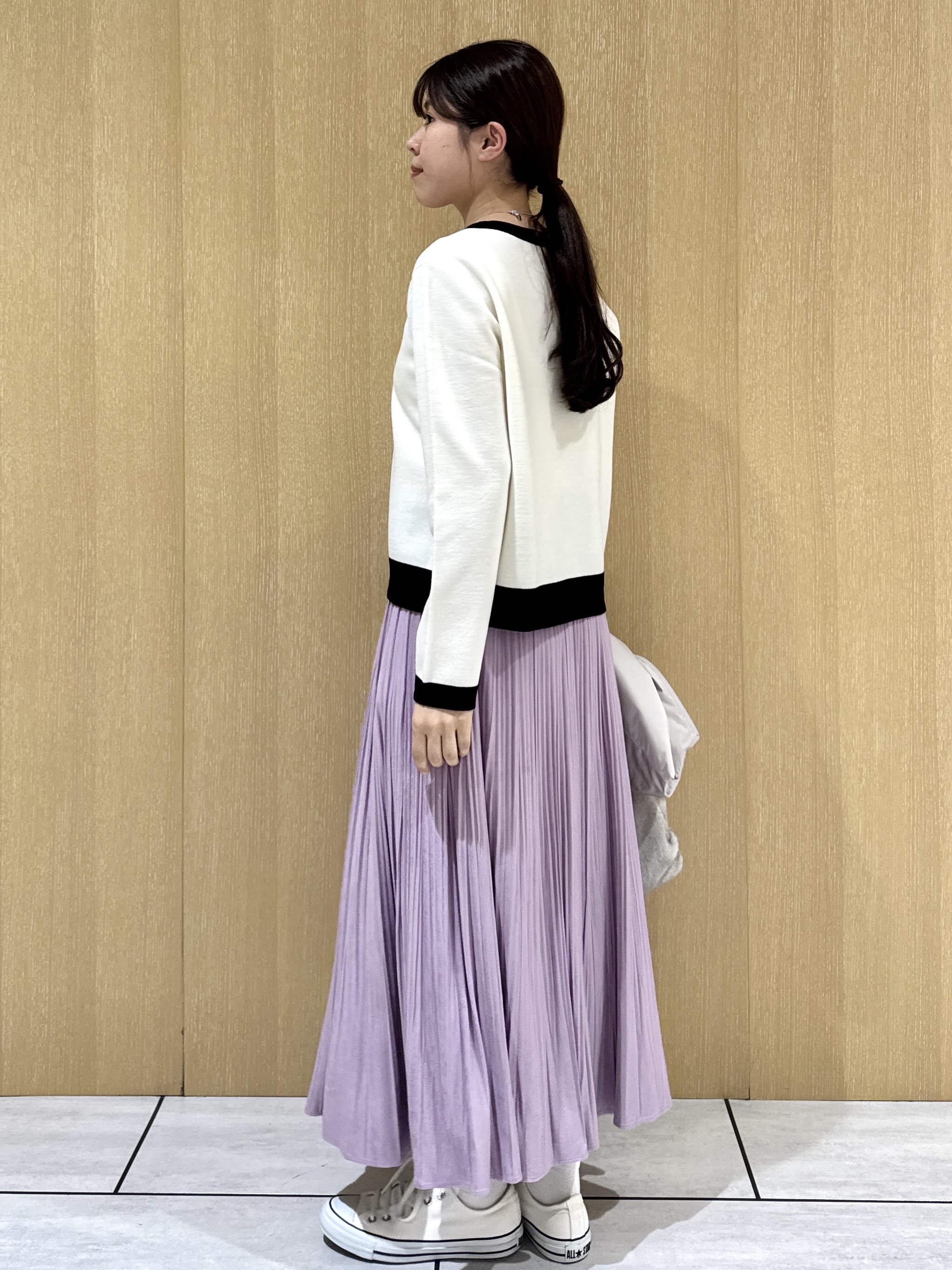 nanaさんの「UNTITLED｜【軽アウター/中綿/秋冬コート】ショートブルゾン」を使ったコーディネート