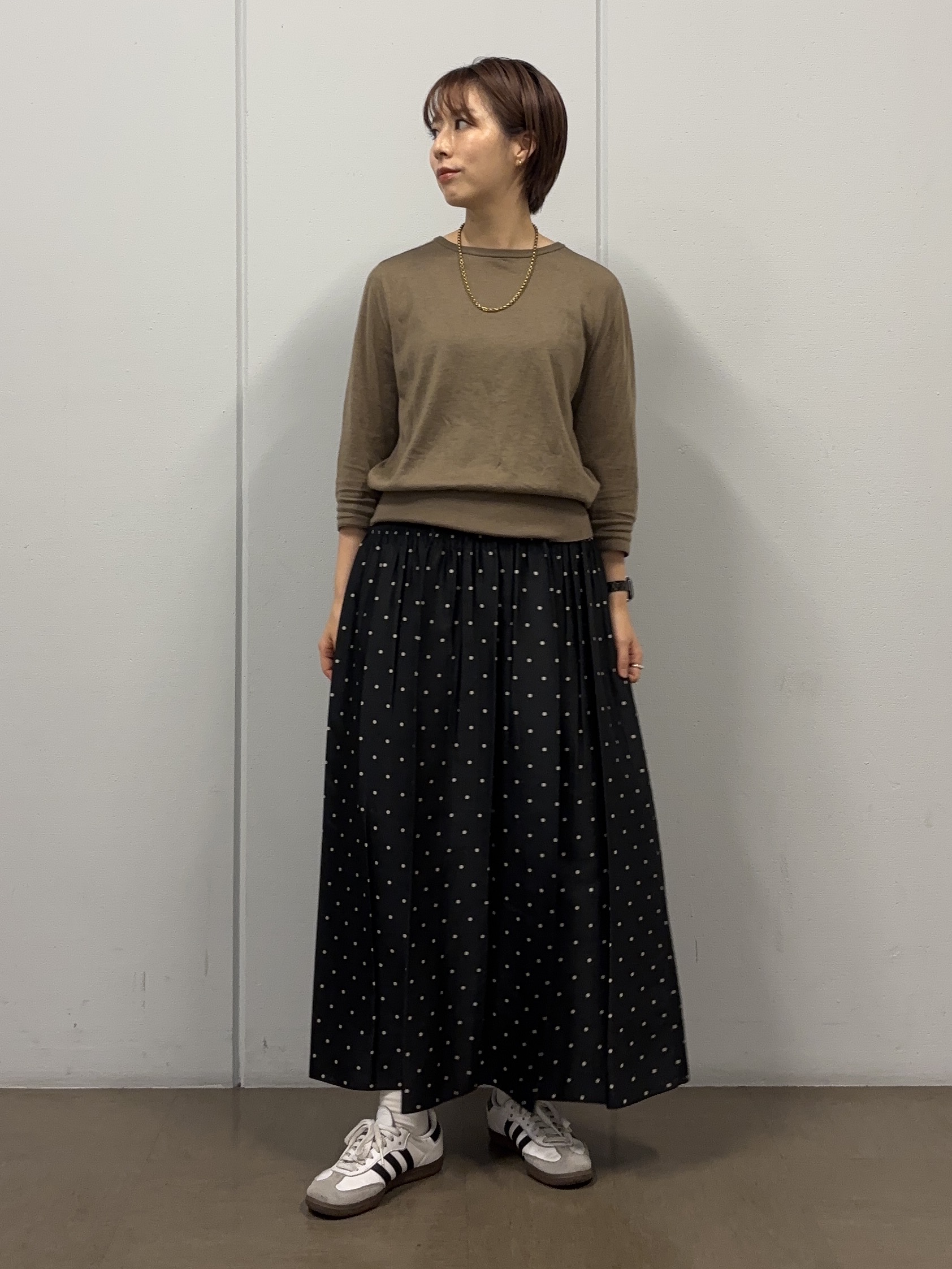 tsujiさんの「UNTITLED｜【軽アウター/中綿/秋冬コート】ショートブルゾン」を使ったコーディネート