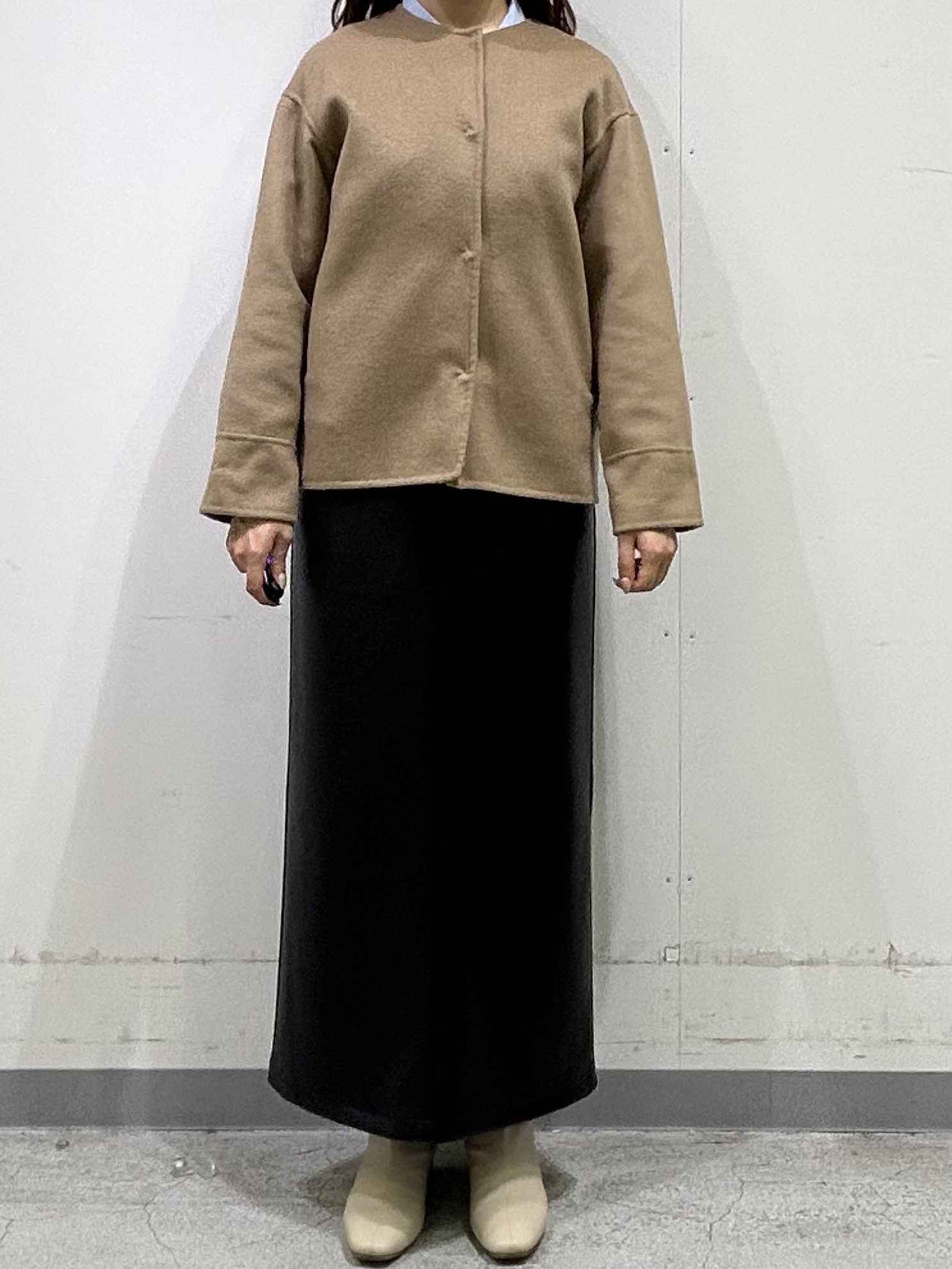 noeさんの「INDIVI｜【ストレッチ◎】取外し可ボウタイシャツ」を使ったコーディネート