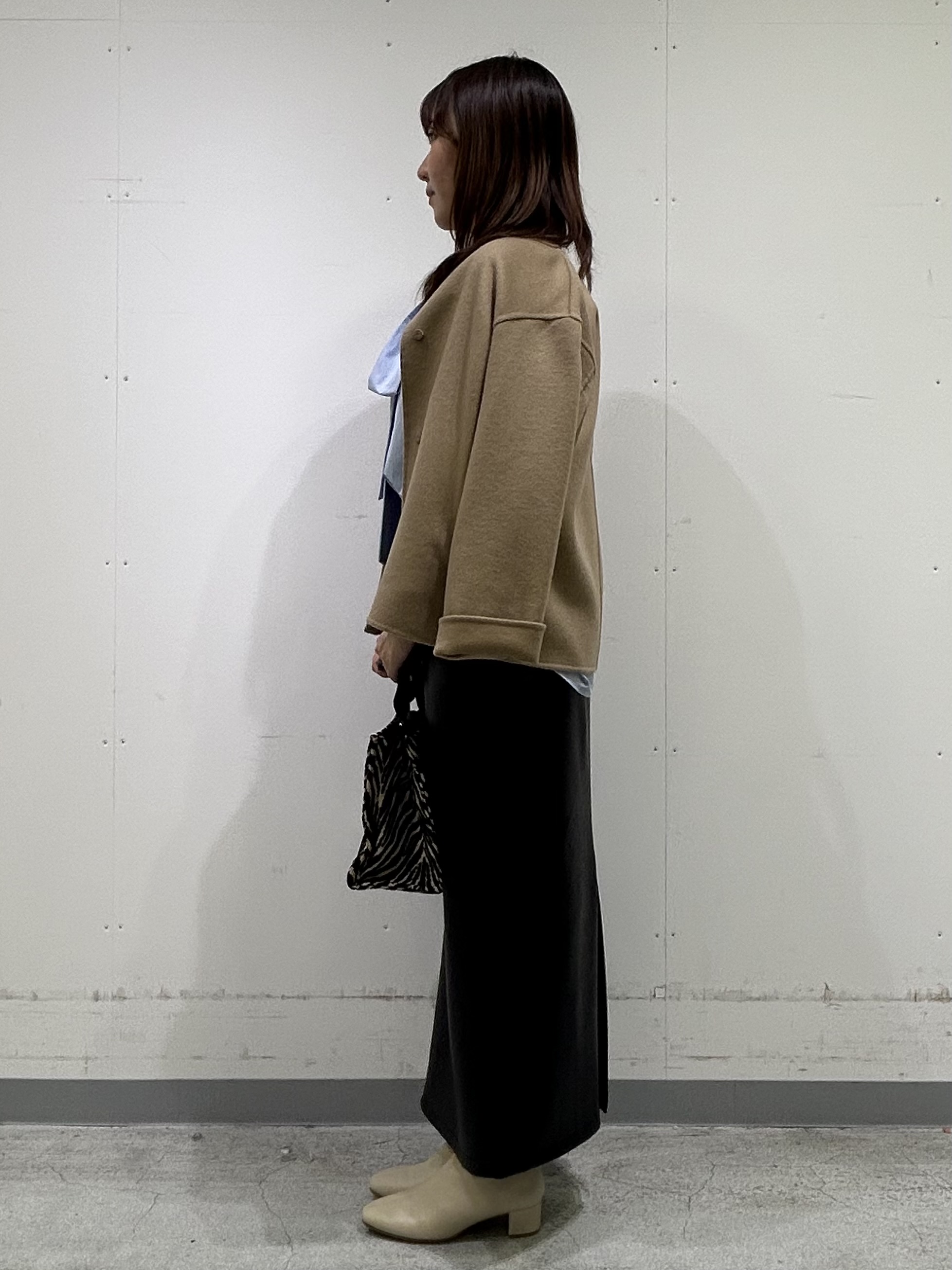noeさんの「INDIVI｜【ストレッチ◎】取外し可ボウタイシャツ」を使ったコーディネート