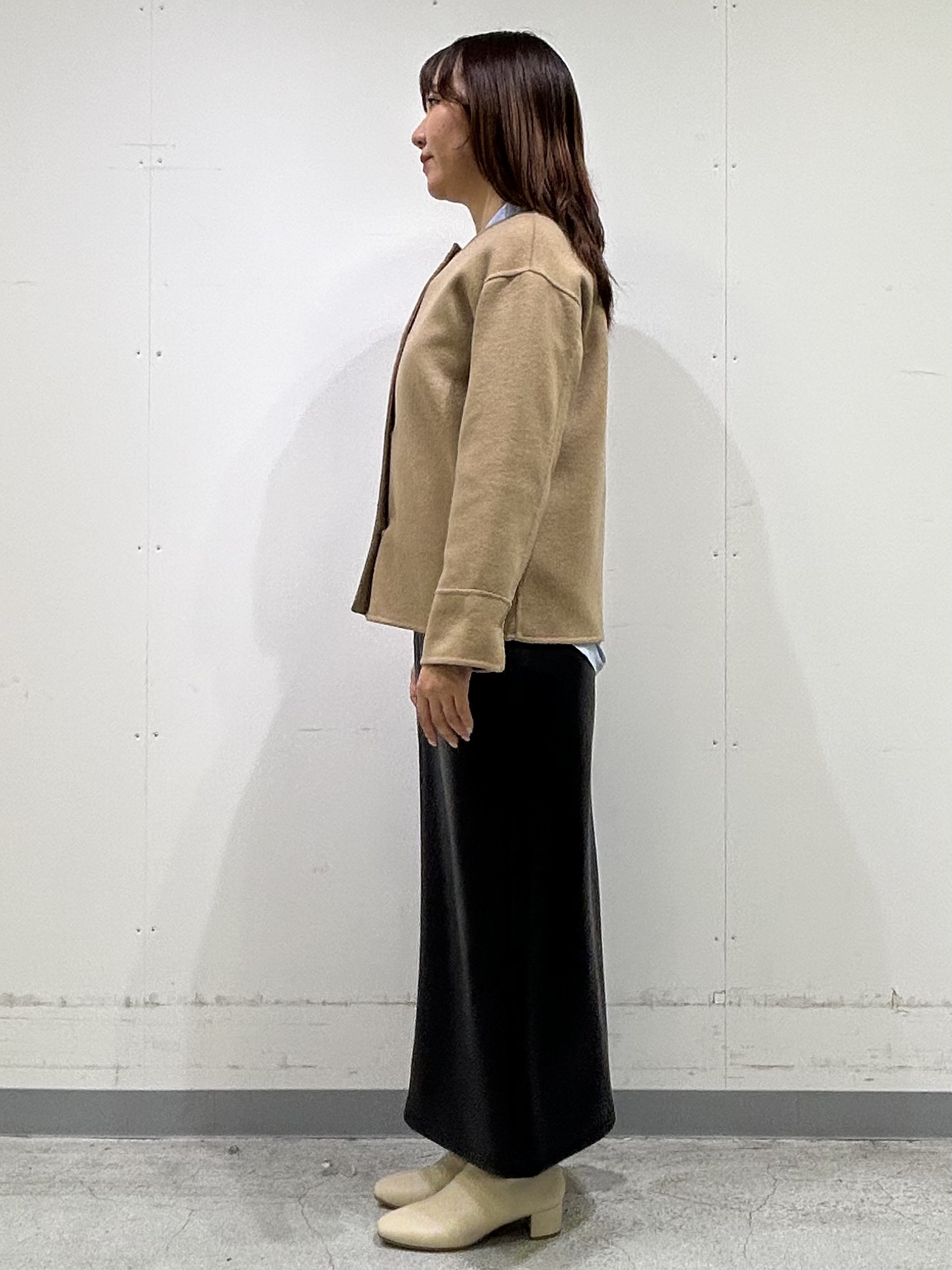 noeさんの「INDIVI｜【ストレッチ◎】取外し可ボウタイシャツ」を使ったコーディネート