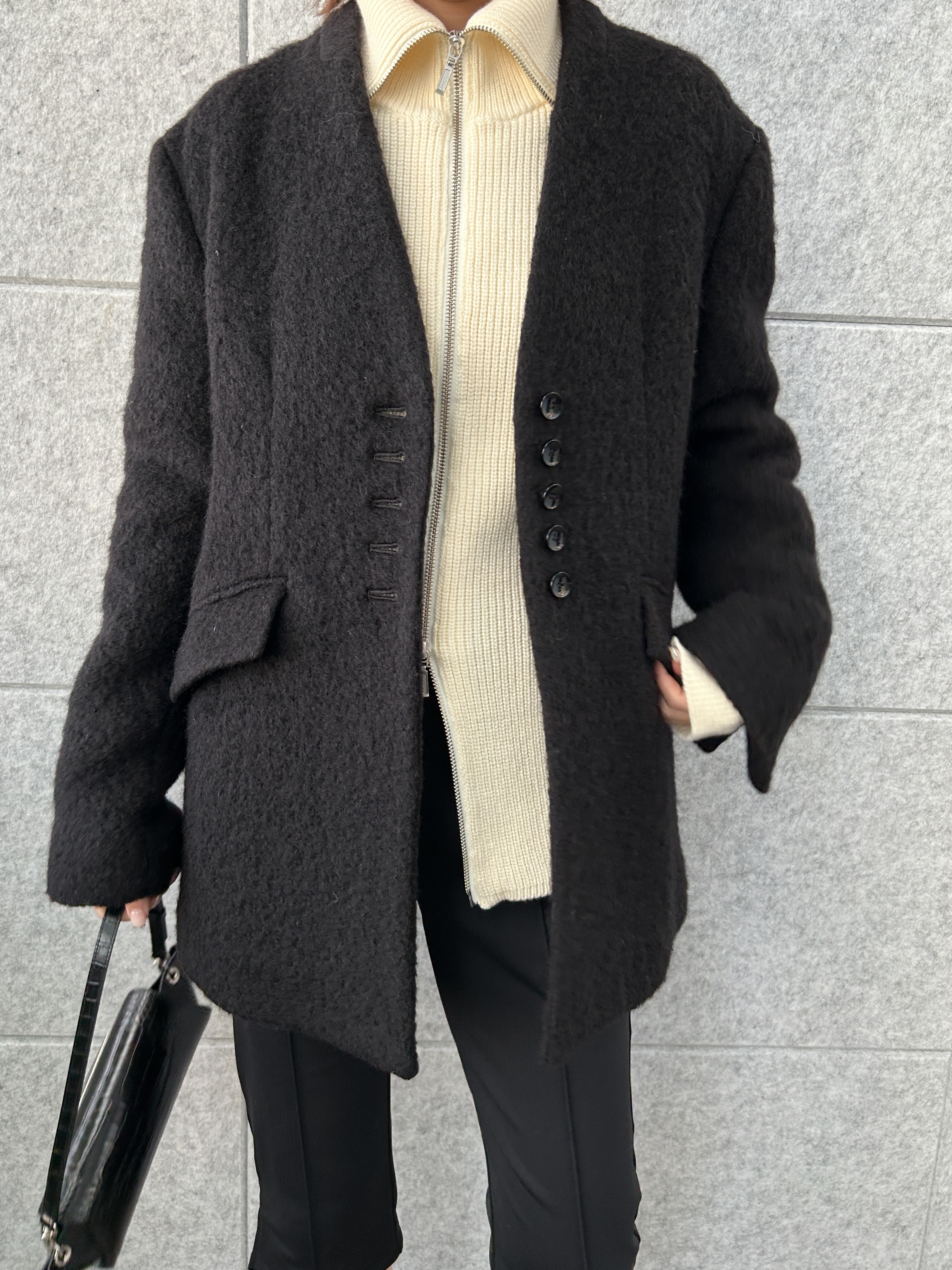 harunaさんの「CODE A｜form zip cardigan」を使ったコーディネート