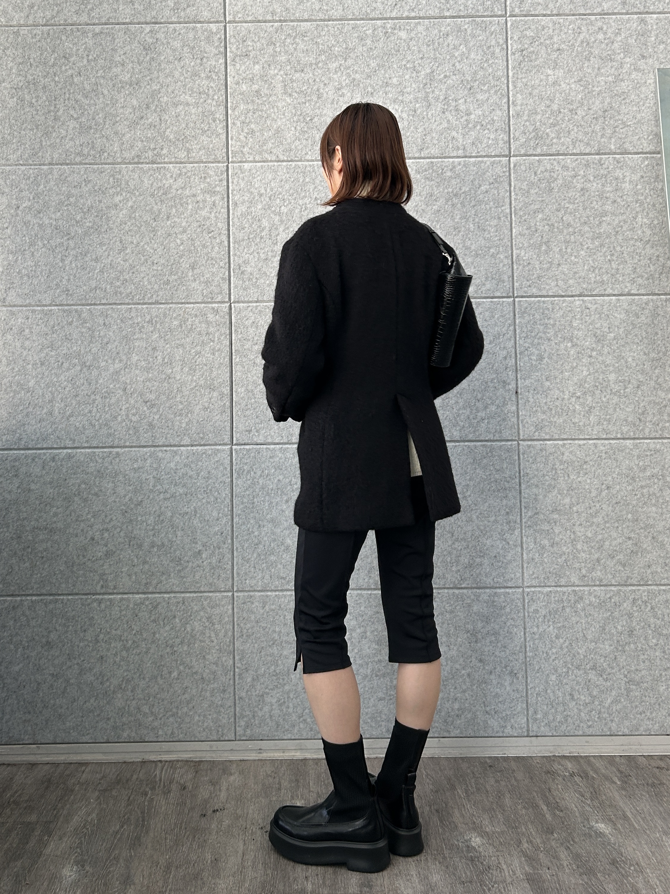 harunaさんの「CODE A｜form zip cardigan」を使ったコーディネート