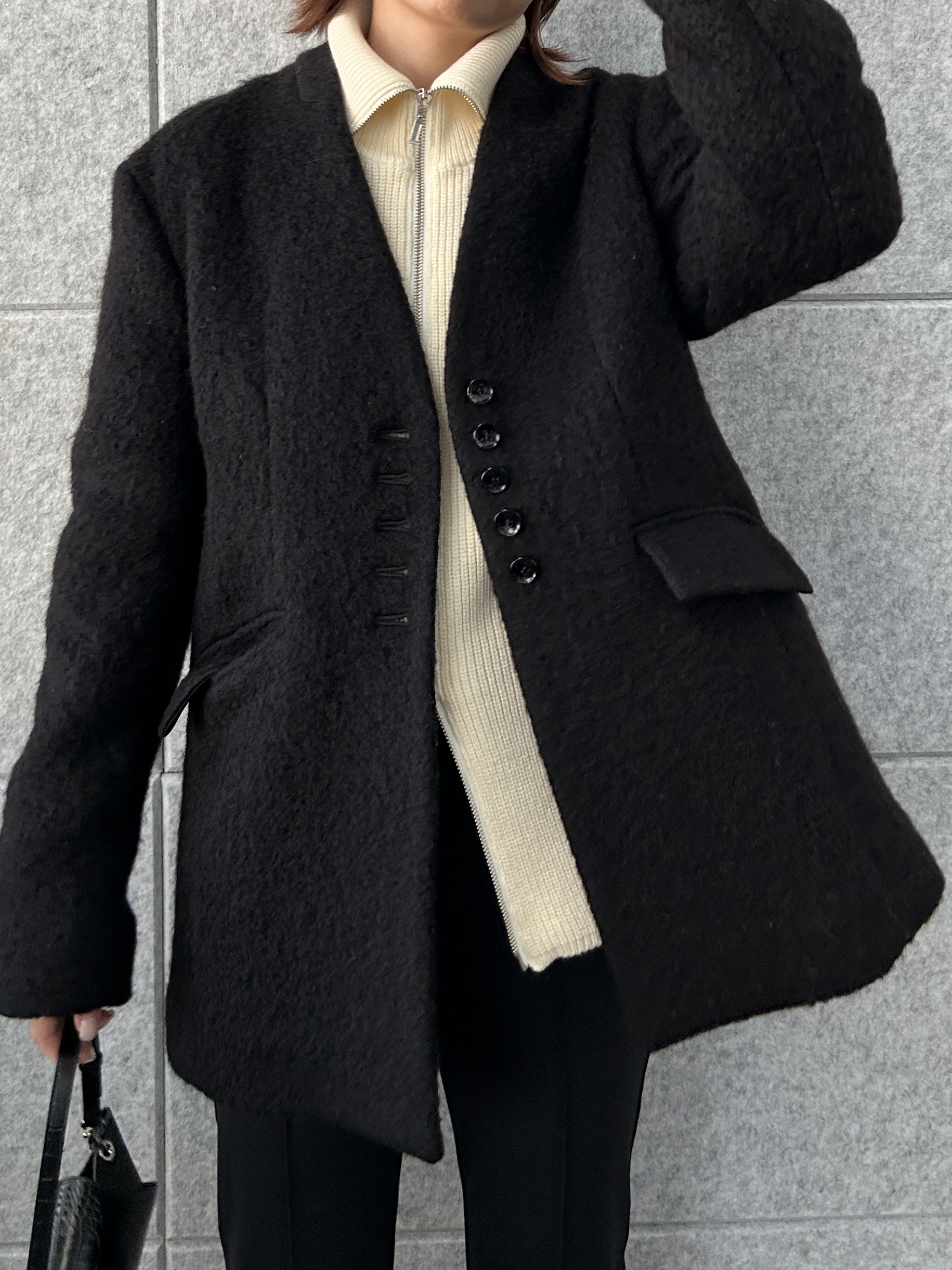 harunaさんの「CODE A｜form zip cardigan」を使ったコーディネート