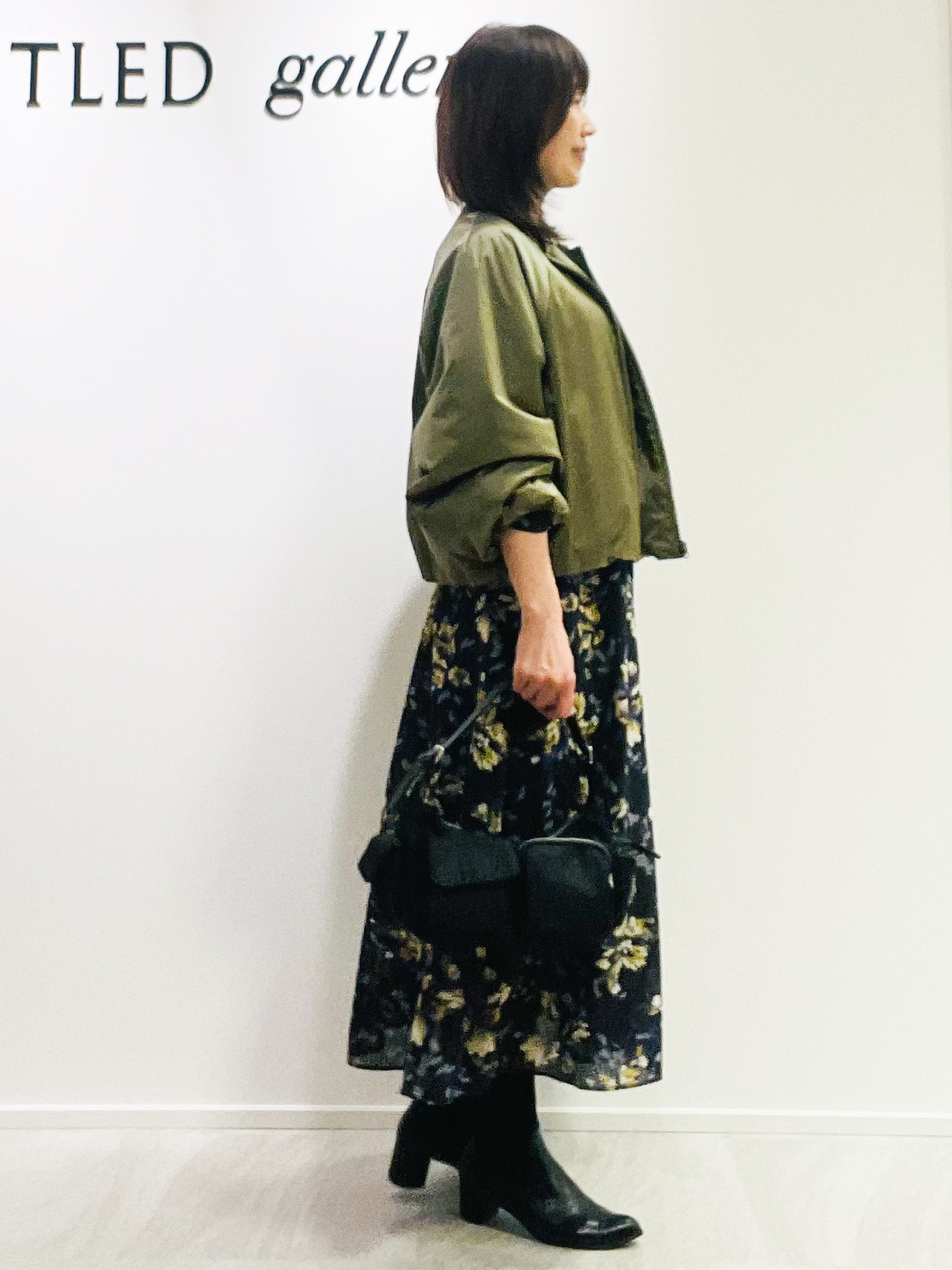 めいさんの「UNTITLED｜【軽アウター/中綿/秋冬コート】ショートブルゾン」を使ったコーディネート