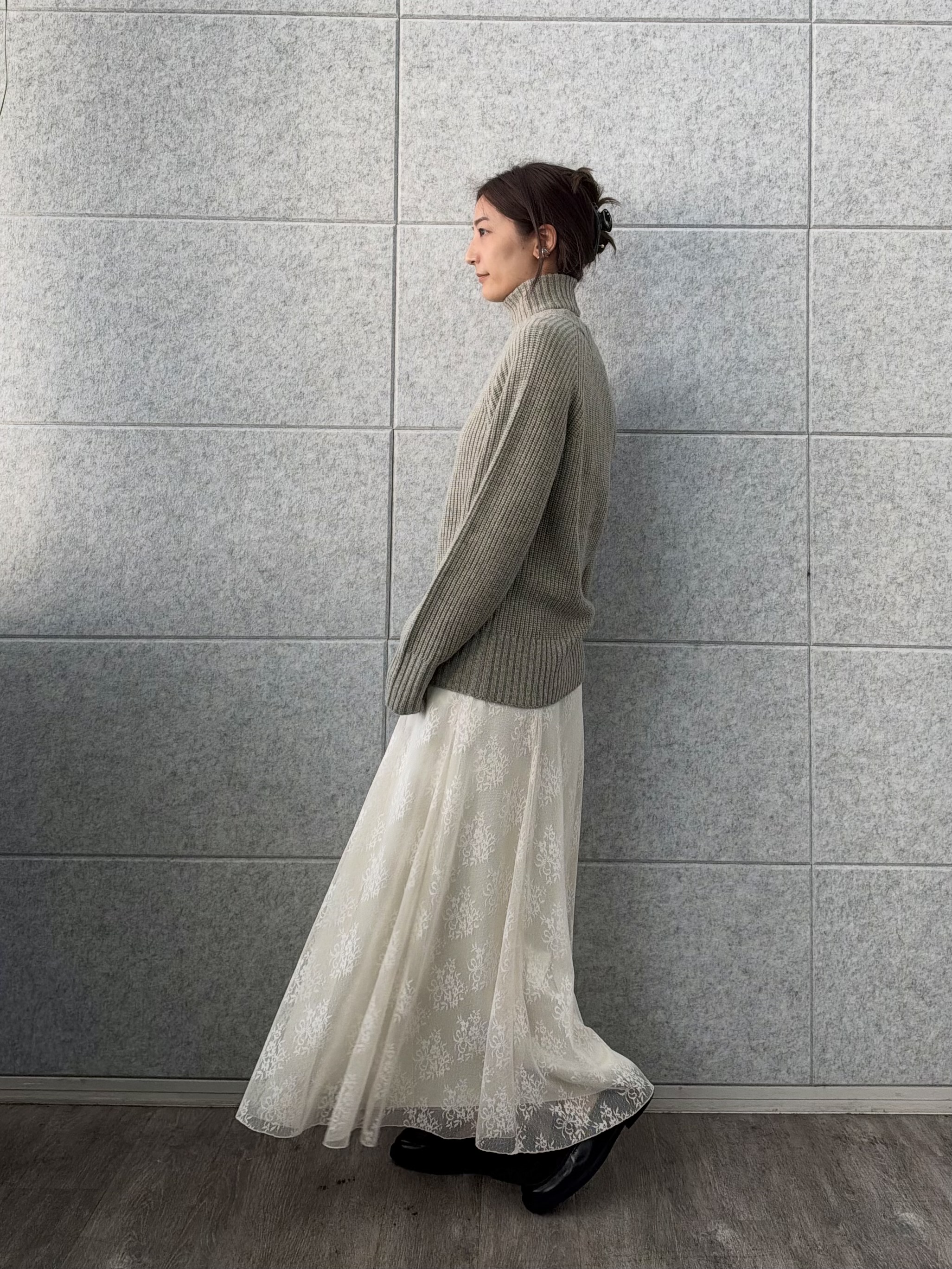 uchi__yamaさんの「CODE A｜【Re】dual form zip knit」を使ったコーディネート