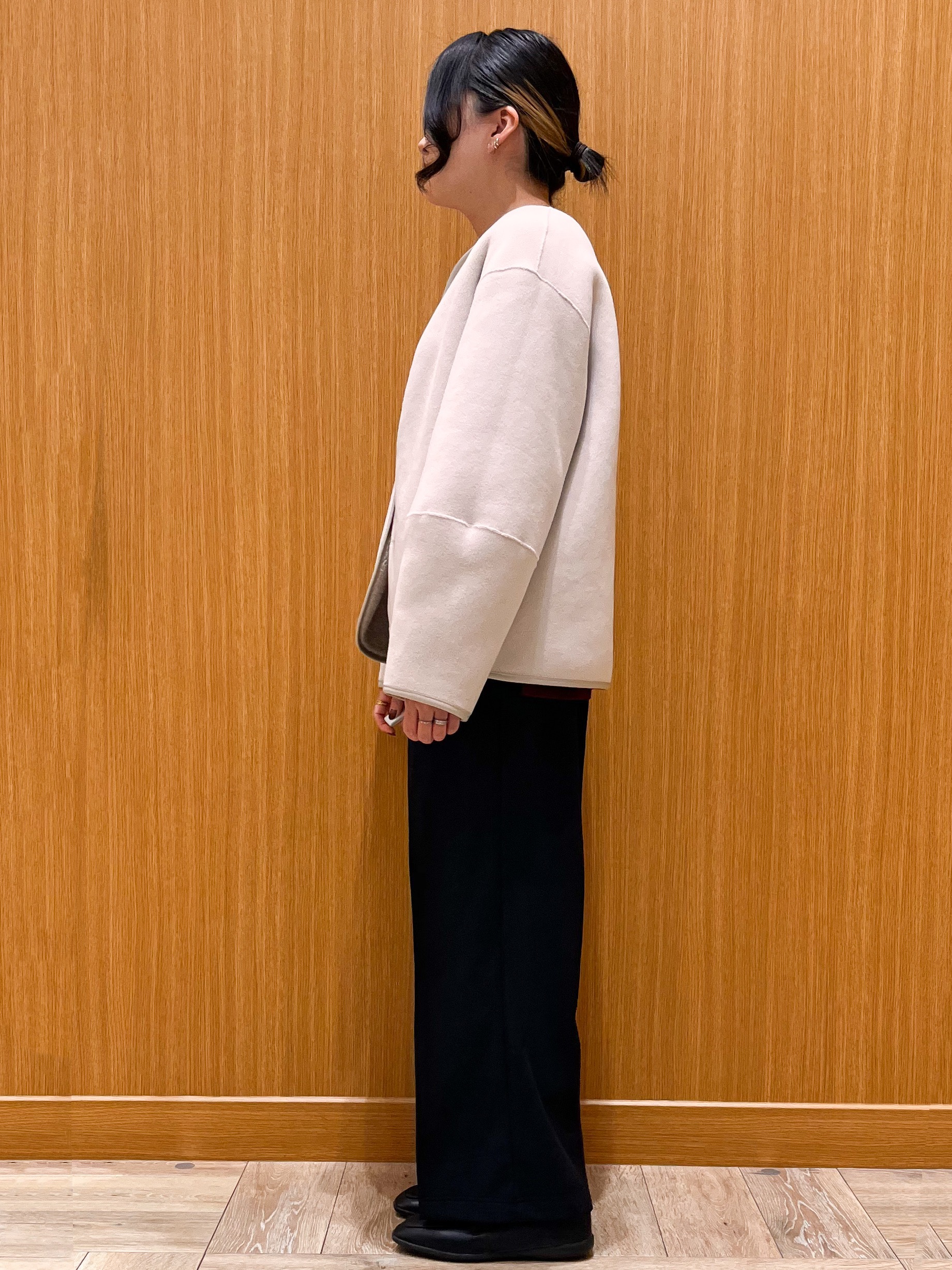 aさんの「OPAQUE.CLIP｜《リバーシブル》ボア&times;フリースアウター」を使ったコーディネート
