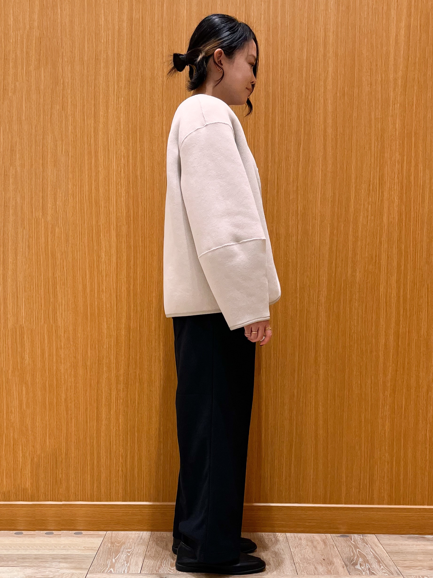 aさんの「OPAQUE.CLIP｜《リバーシブル》ボア&times;フリースアウター」を使ったコーディネート