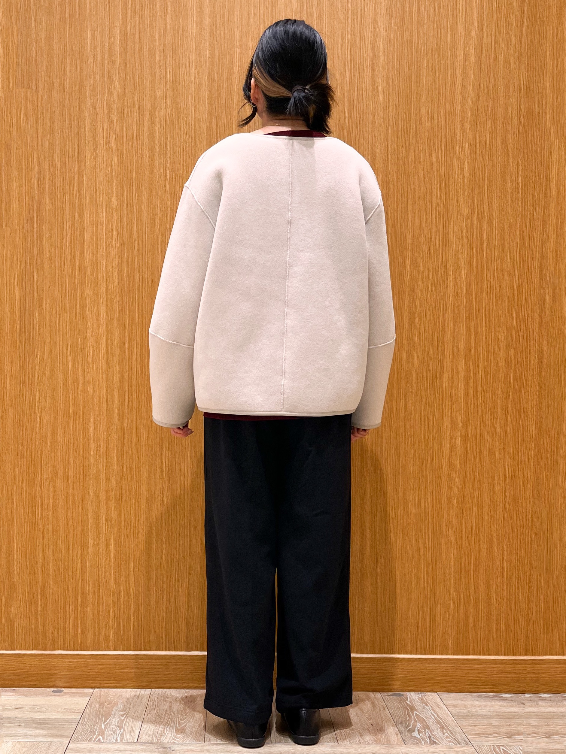 aさんの「OPAQUE.CLIP｜《リバーシブル》ボア&times;フリースアウター」を使ったコーディネート