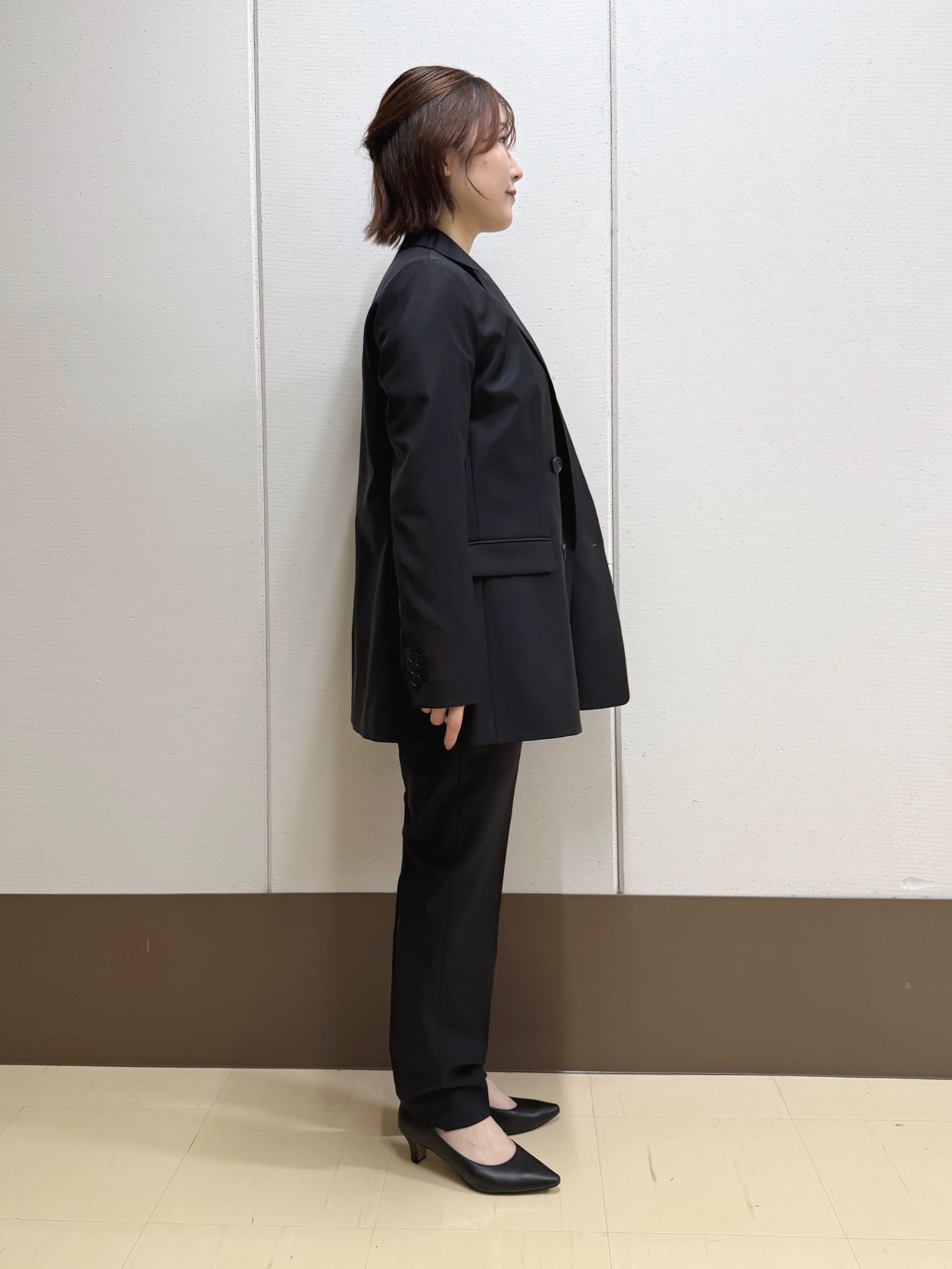 Rikoさんの「INDIVI｜【日本製／シルク混】ジャカードVネックブラウス」を使ったコーディネート