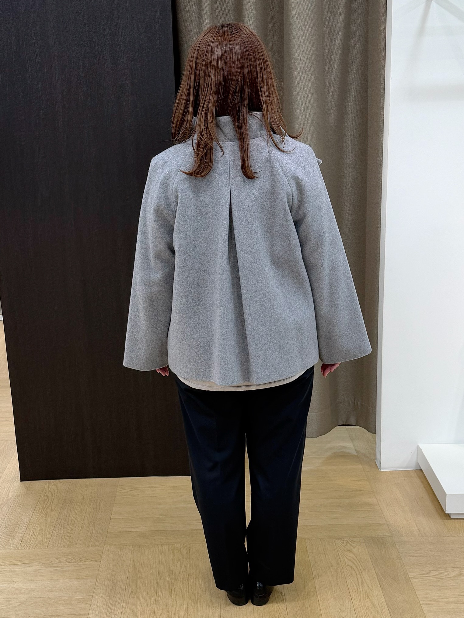 Keiさんの「UNTITLED｜【軽アウター/ウール100】ウールショートコート」を使ったコーディネート