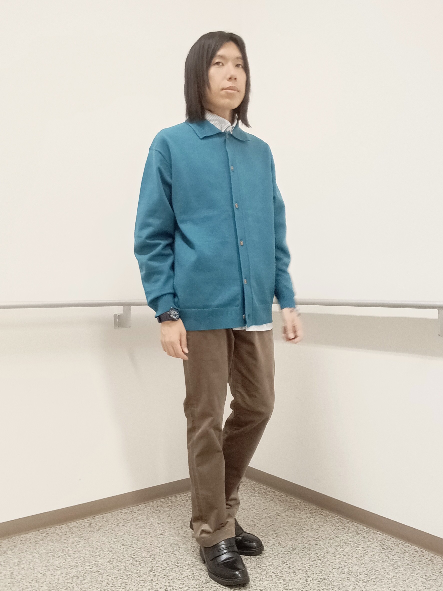 moritaさんの「TAKEO KIKUCHI｜ニット シャツ カーディガン」を使ったコーディネート