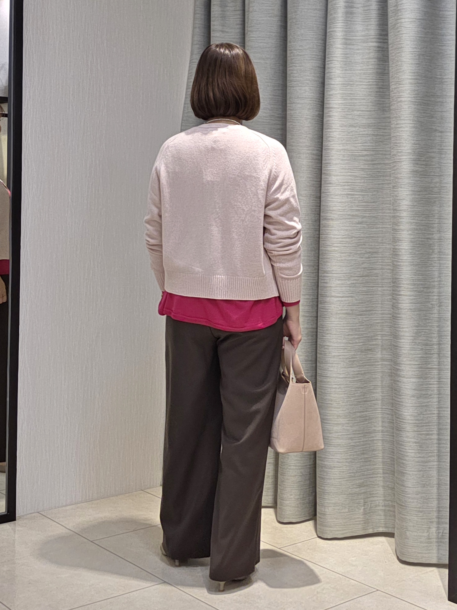 naokoさんの「UNTITLED｜【店頭人気！】杢調ジップカーディガン」を使ったコーディネート