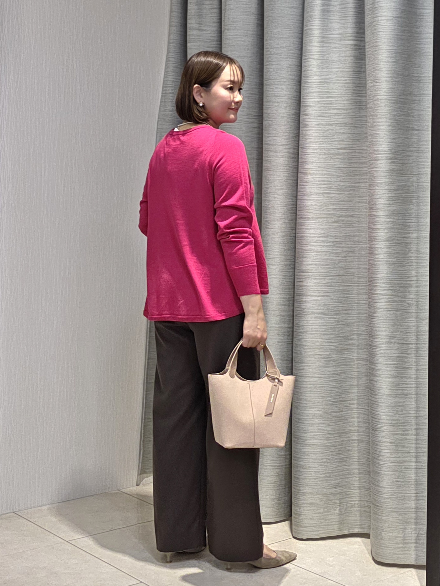 naokoさんの「UNTITLED｜【店頭人気！】杢調ジップカーディガン」を使ったコーディネート