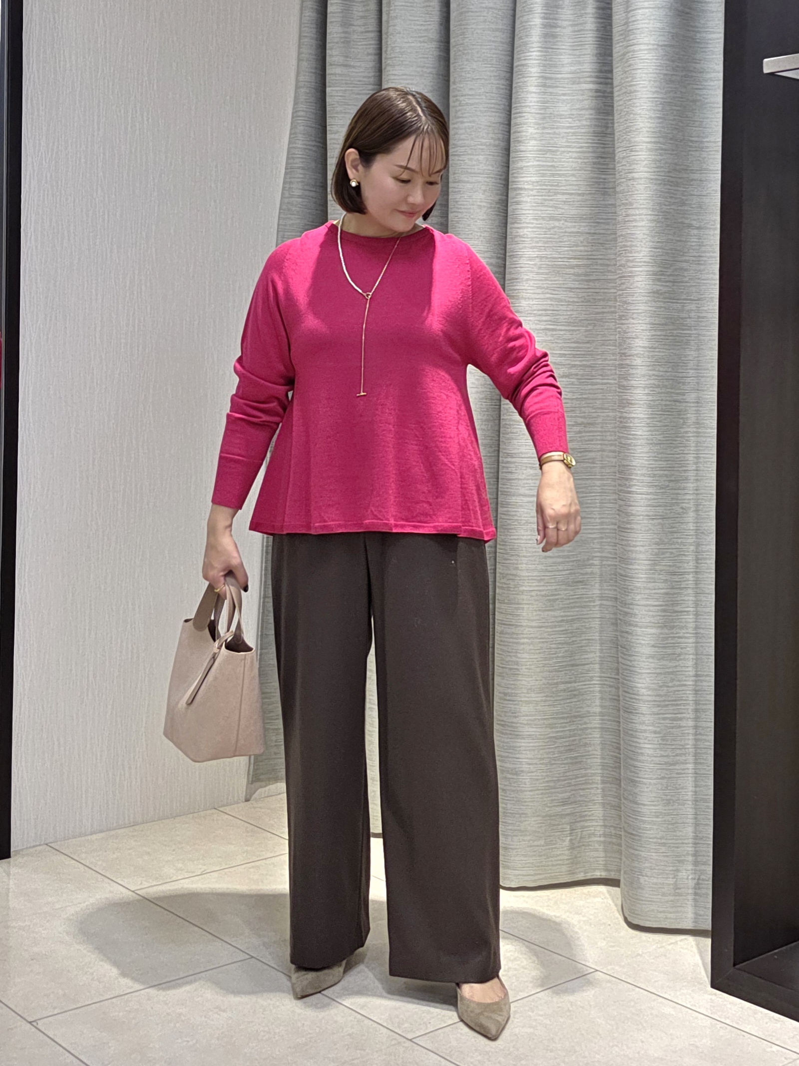 naokoさんの「UNTITLED｜【店頭人気！】杢調ジップカーディガン」を使ったコーディネート