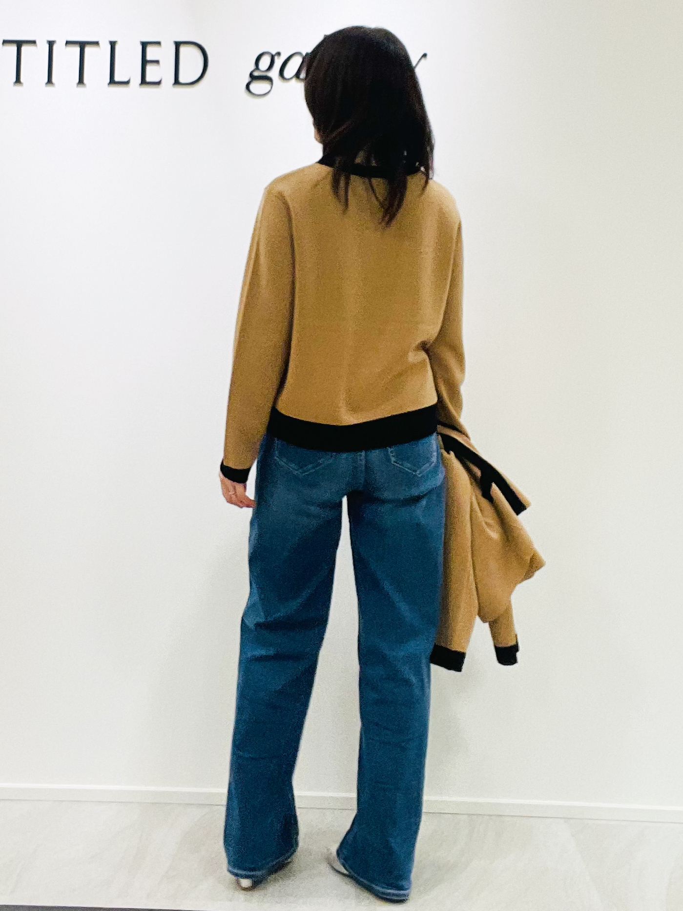 めいさんの「UNTITLED｜【アンサンブル可/上品映え】モールラインクルーネックニット」を使ったコーディネート