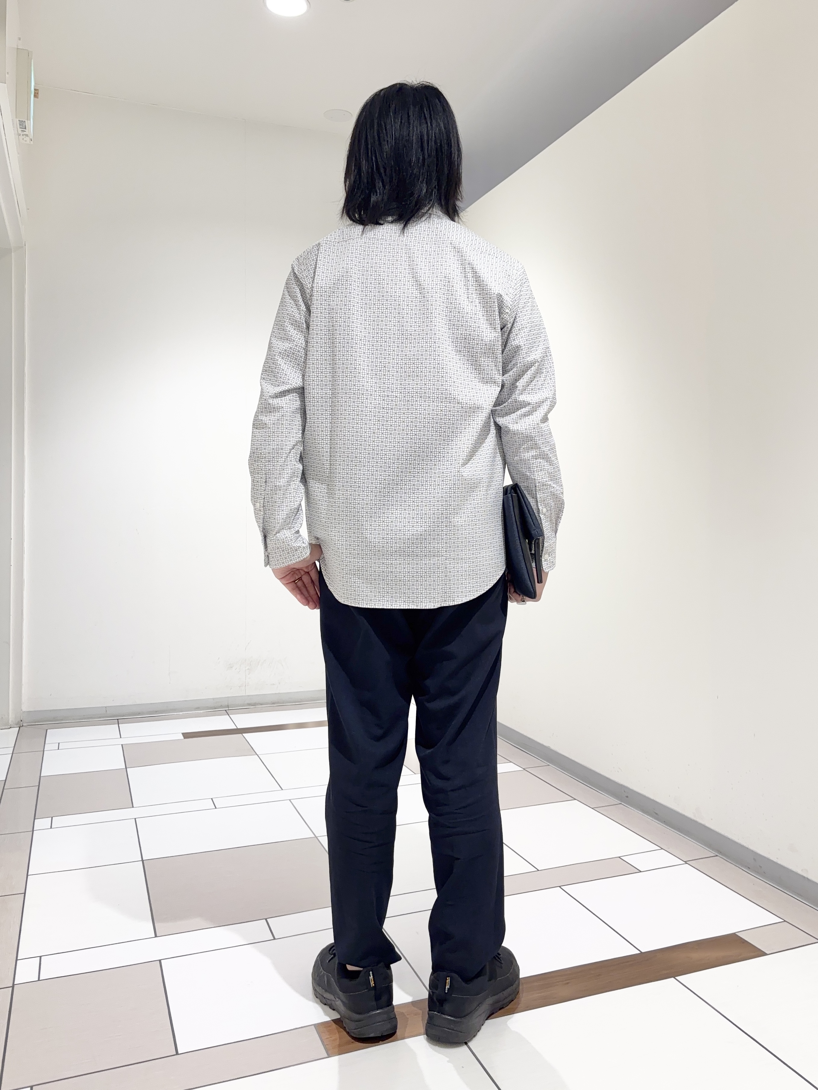 及川さんの「TAKEO KIKUCHI｜【Made in JAPAN】 小紋プリント シャツ」を使ったコーディネート