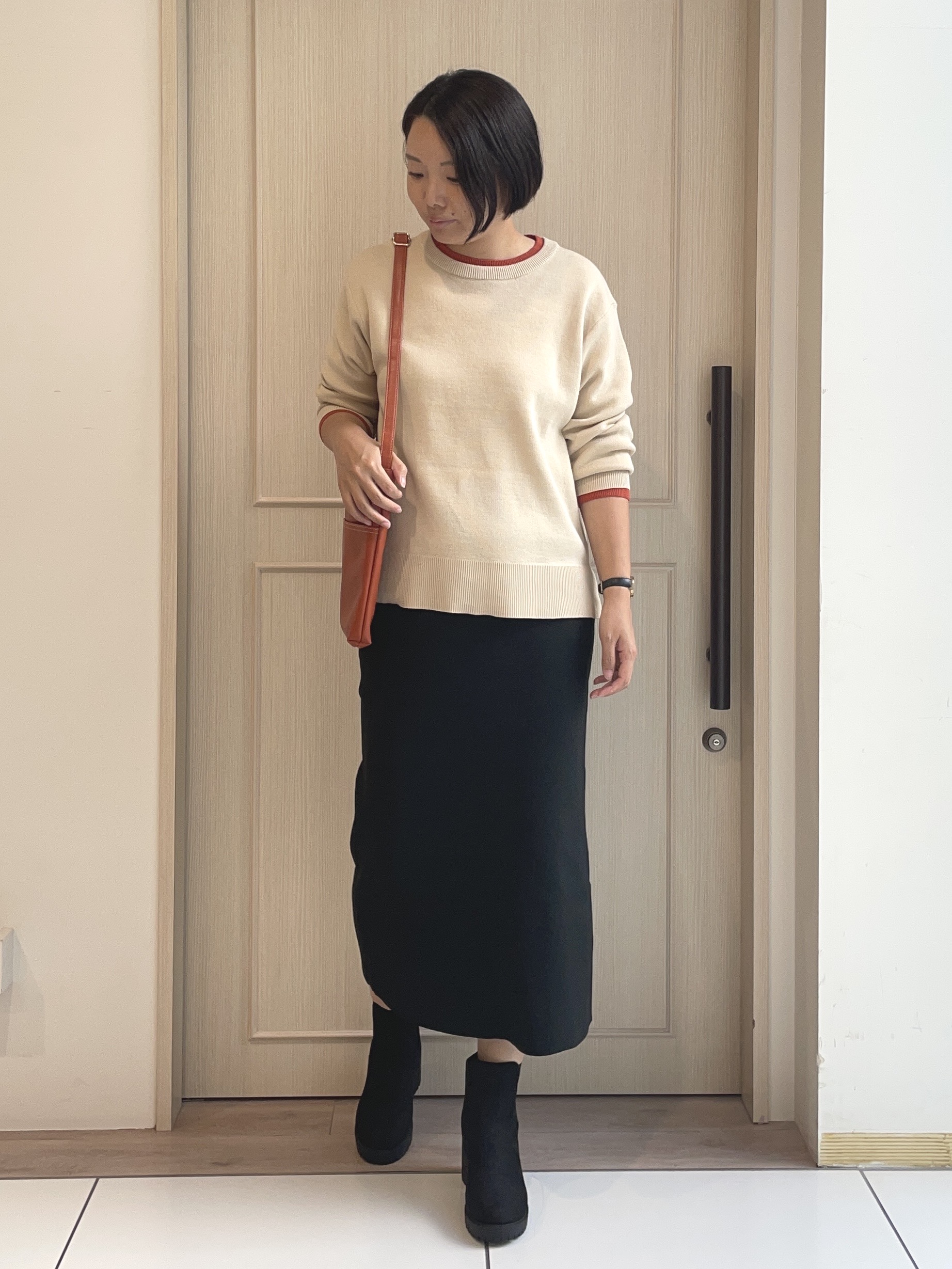 大畠和沙さんの「SHOO･LA･RUE｜【洗濯機可/撥水/マルチWAY】ファーライナー付き 毎日欲張りマンパ」を使ったコーディネート