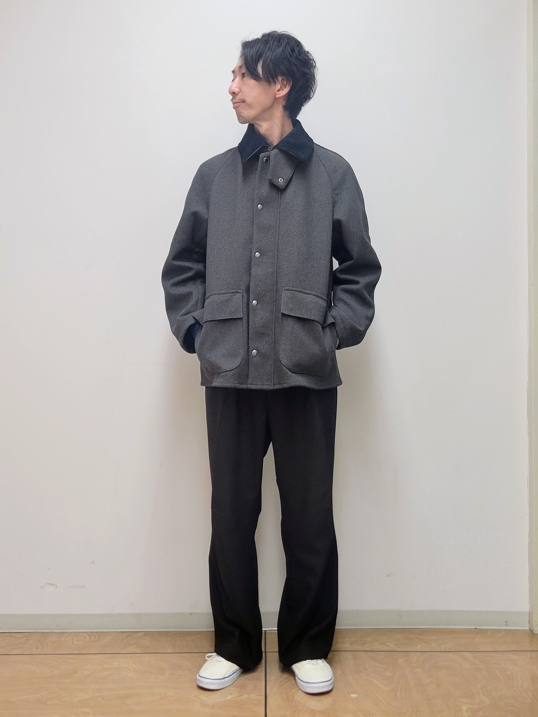 piroyaさんの「TAKEO KIKUCHI｜ダウンファブリック 千鳥 ブルゾン」を使ったコーディネート