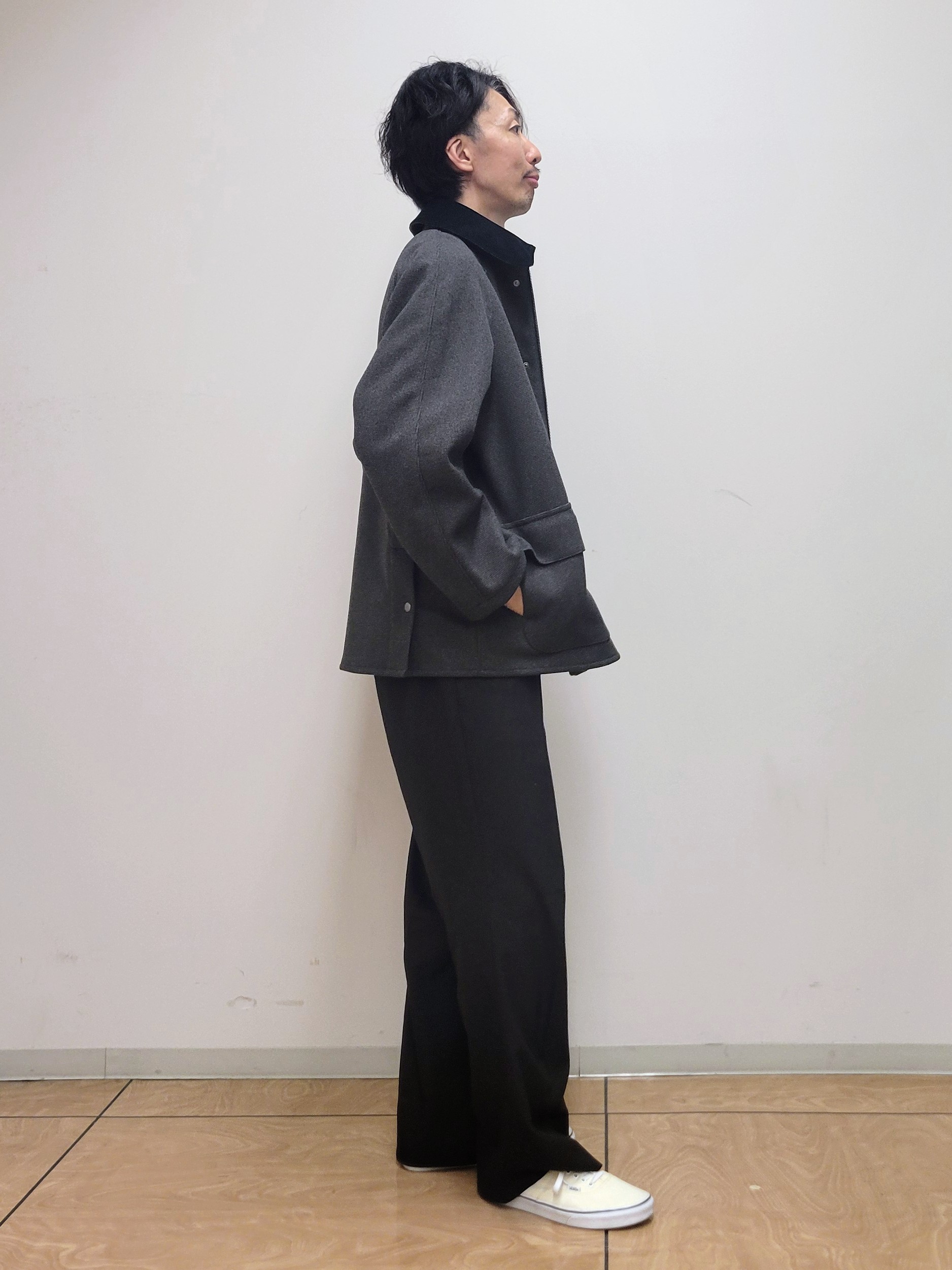 piroyaさんの「TAKEO KIKUCHI｜ダウンファブリック 千鳥 ブルゾン」を使ったコーディネート