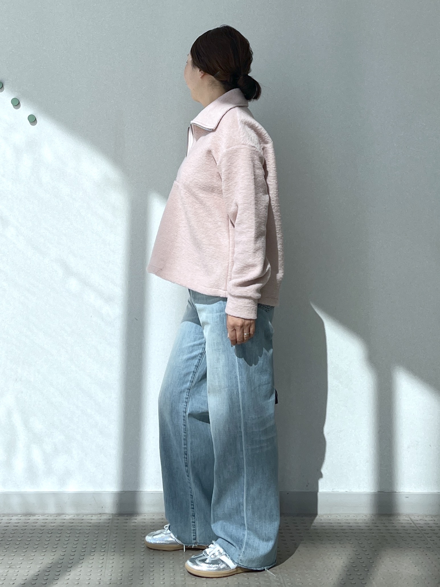 Soeさんの「DRESSTERIOR｜イタリアンスライバー ハーフジッププルオーバー」を使ったコーディネート