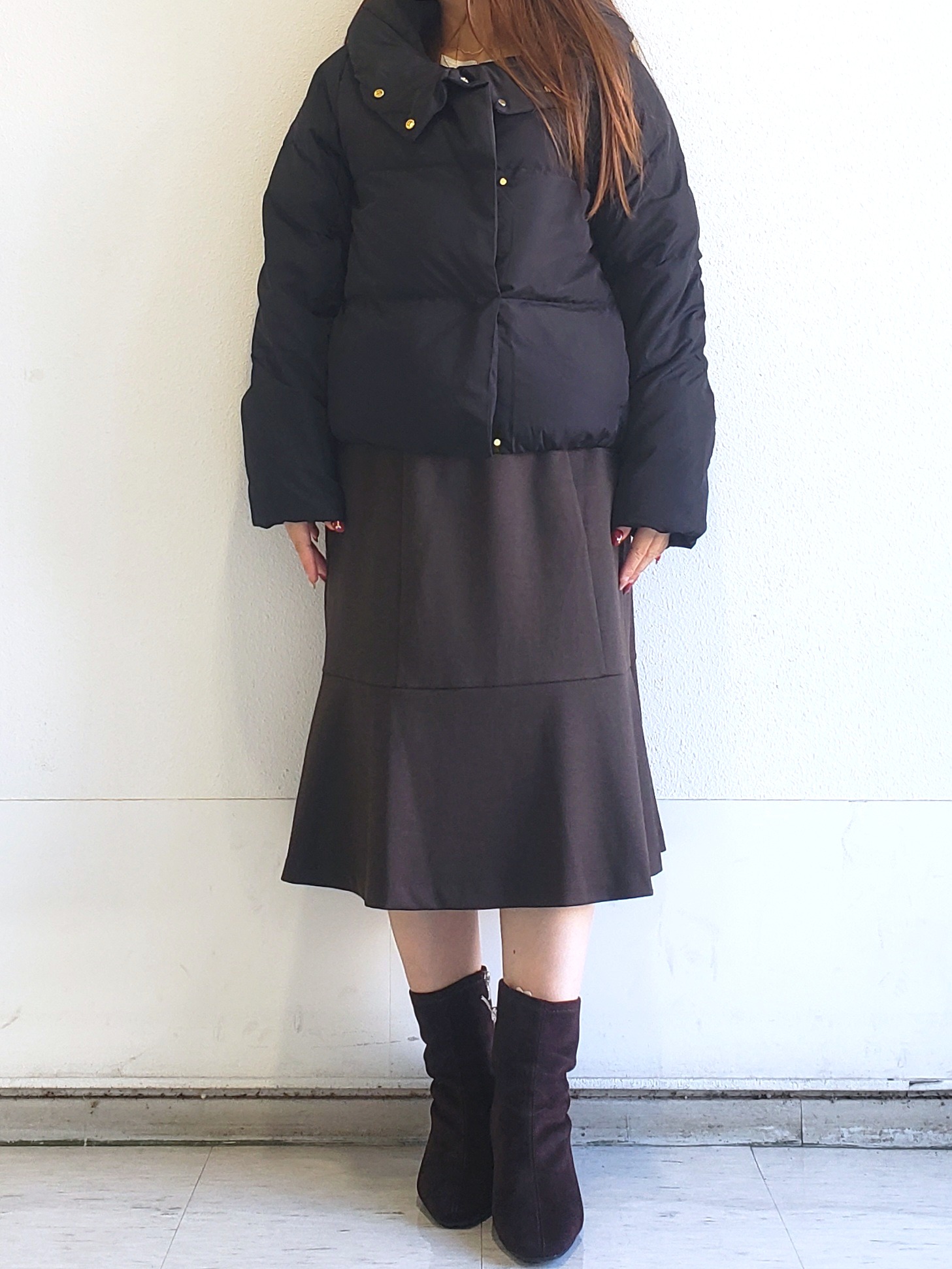 Riaさんの「index｜河田ダウンショートコート 【洗濯機OK／静電気防止（裏地）／撥水／XS-3L】」を使ったコーディネート