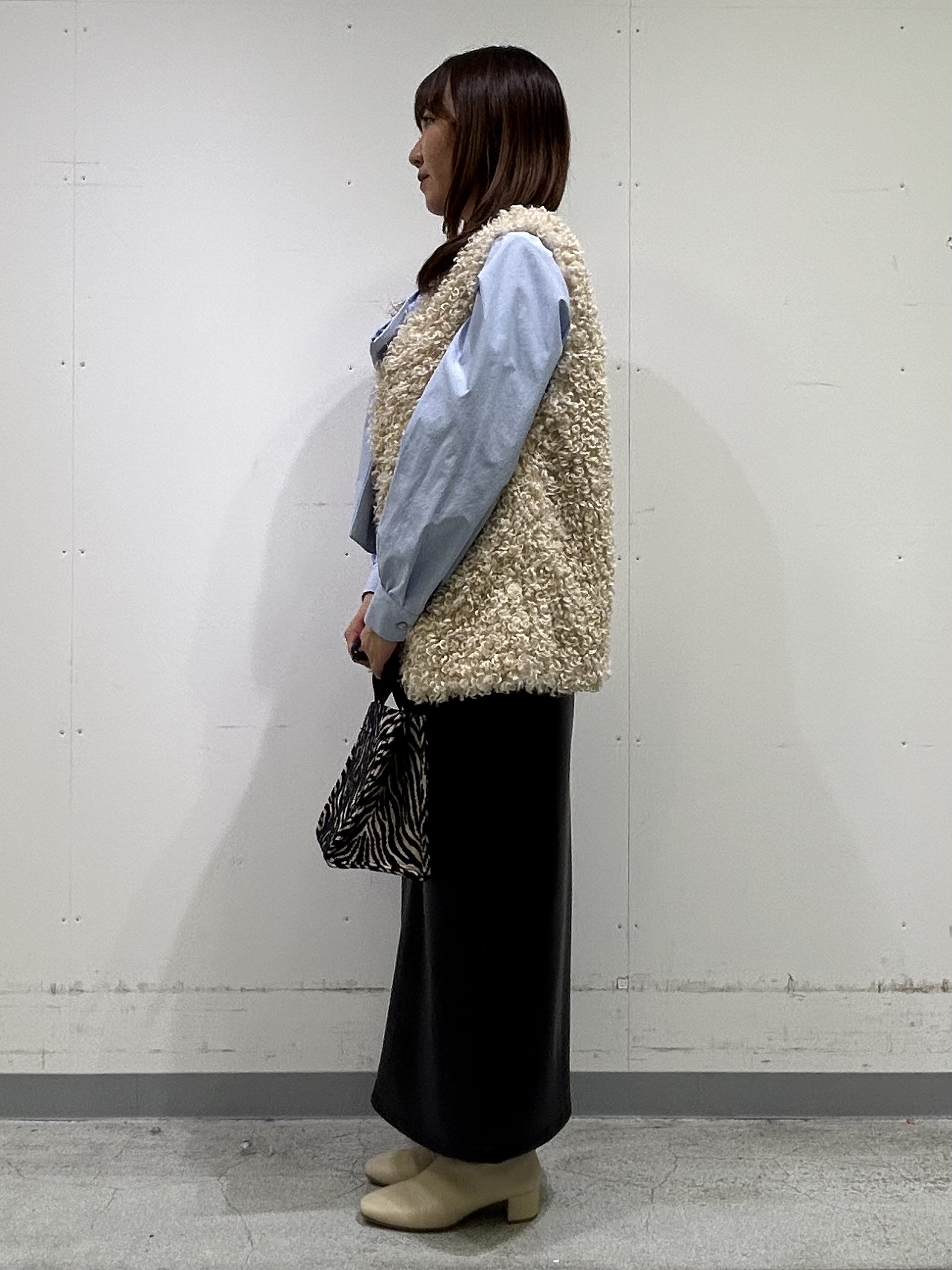 noeさんの「INDIVI｜【ストレッチ◎】取外し可ボウタイシャツ」を使ったコーディネート