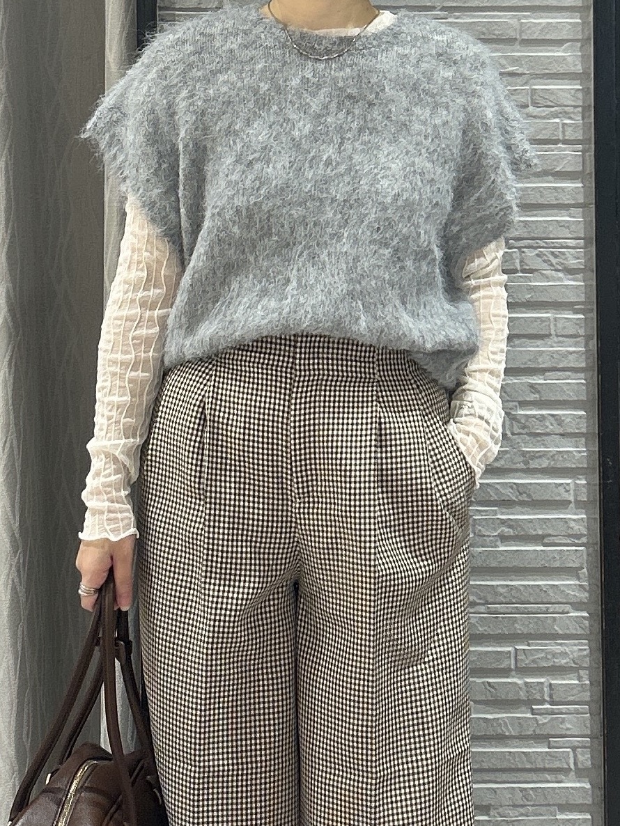 ga_riさんの「THE SHOP TK｜ふわふわシャギーフレンチニット」を使ったコーディネート