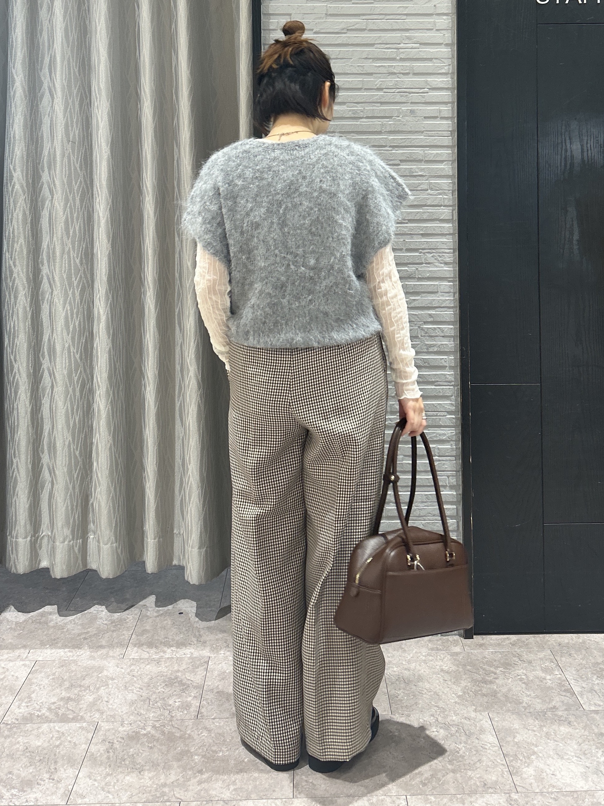 ga_riさんの「THE SHOP TK｜ふわふわシャギーフレンチニット」を使ったコーディネート