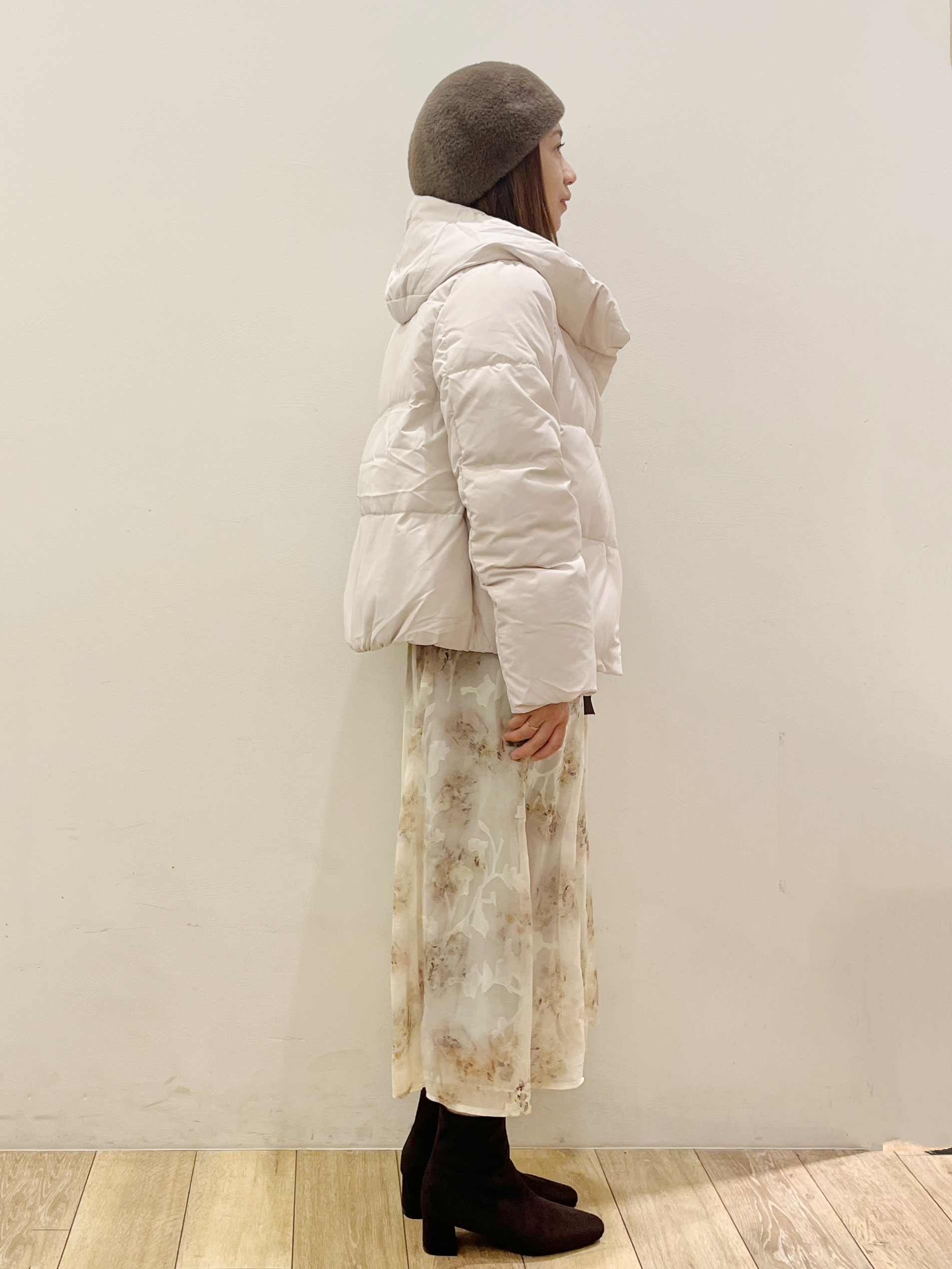 kcさんの「OPAQUE.CLIP｜河田ダウンショートコート 【洗濯機OK／静電気防止（裏地）／撥水／XS-3L】」を使ったコーディネート