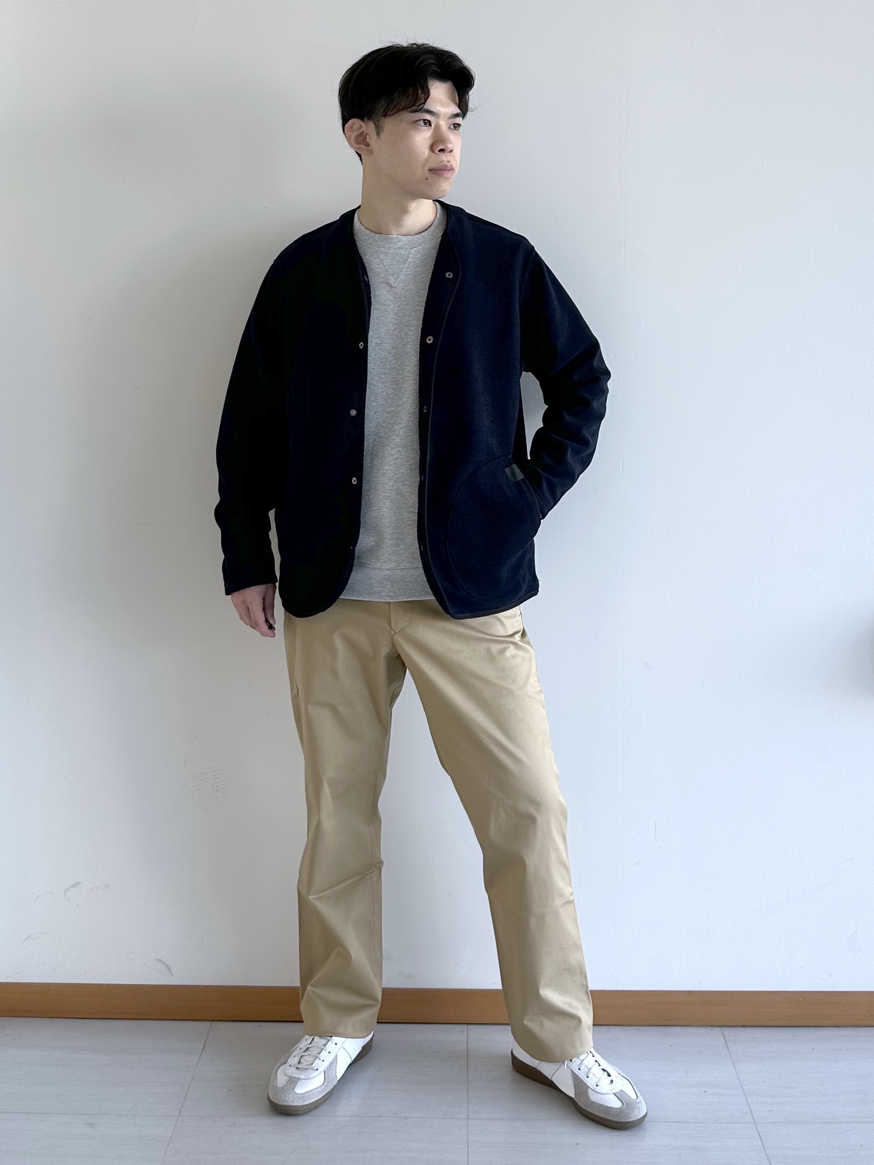 イッシーさんの「TAKEO KIKUCHI｜コーデュロイフリース ブルゾン」を使ったコーディネート