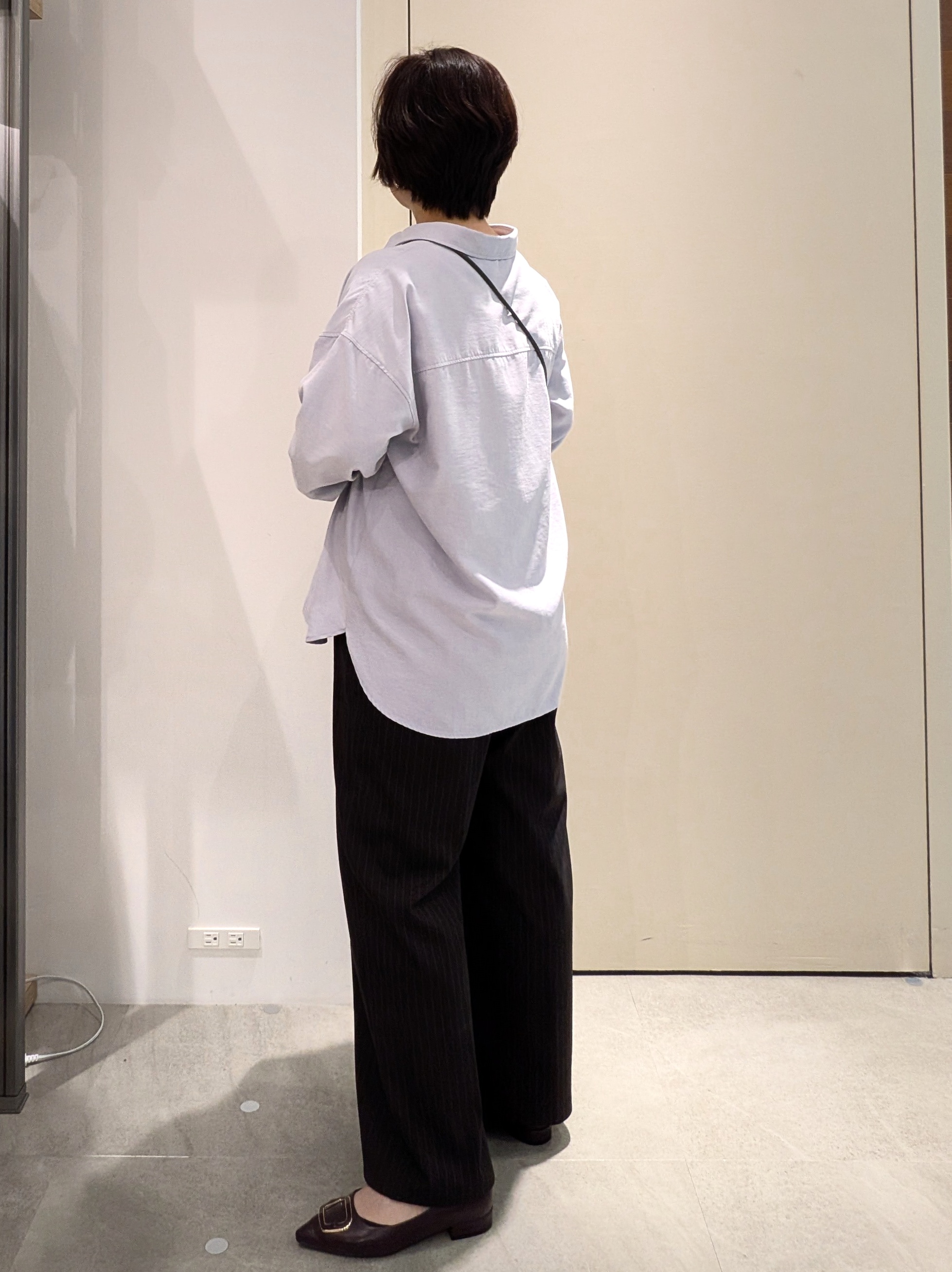 yu-koさんの「OPAQUE.CLIP｜スエードタッチシャツ【洗濯機OK】」を使ったコーディネート