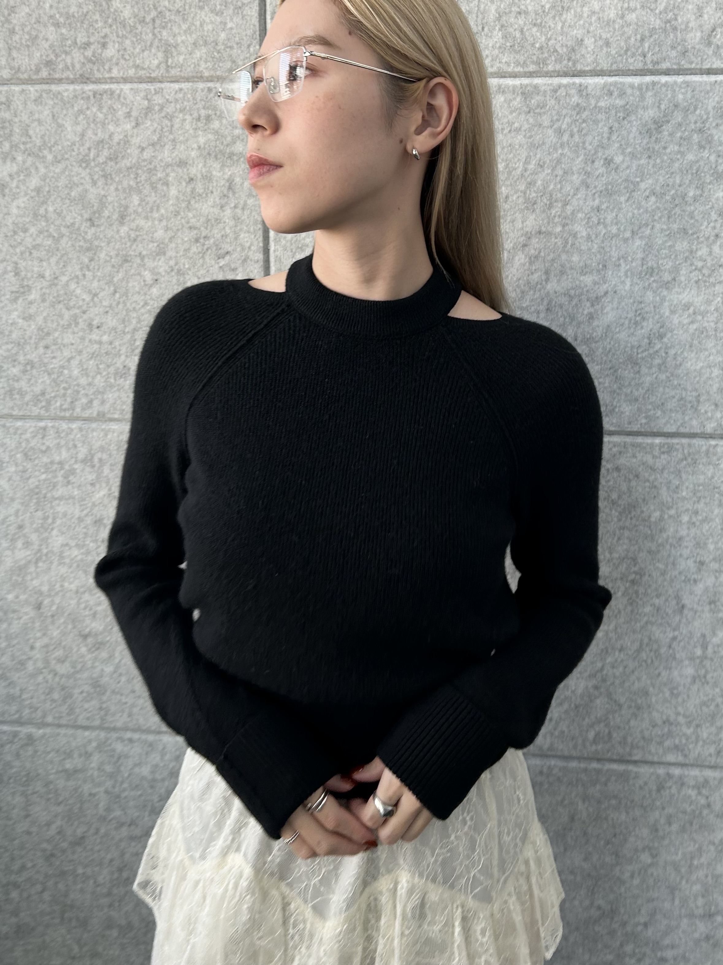 honoka Aさんの「CODE A｜layered veil lace skirt」を使ったコーディネート