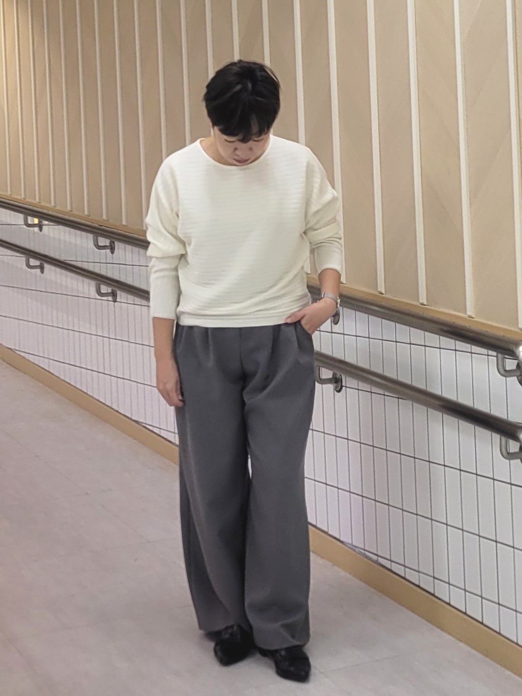 tomoさんの「COUP DE CHANCE｜ノーカラーブルゾン」を使ったコーディネート